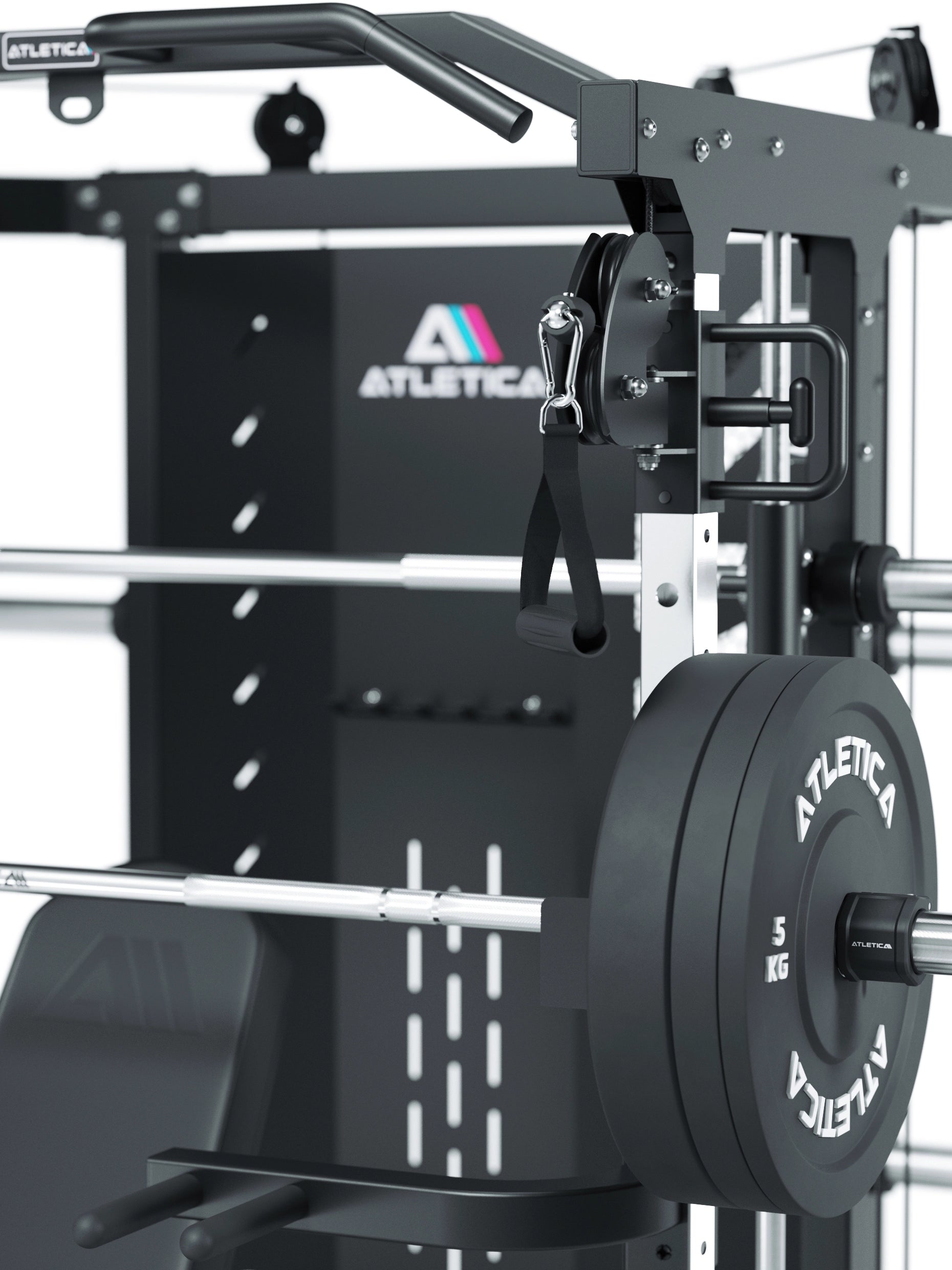 SWAT Kraftstation mit Olympia-Langhantelstange inklusive