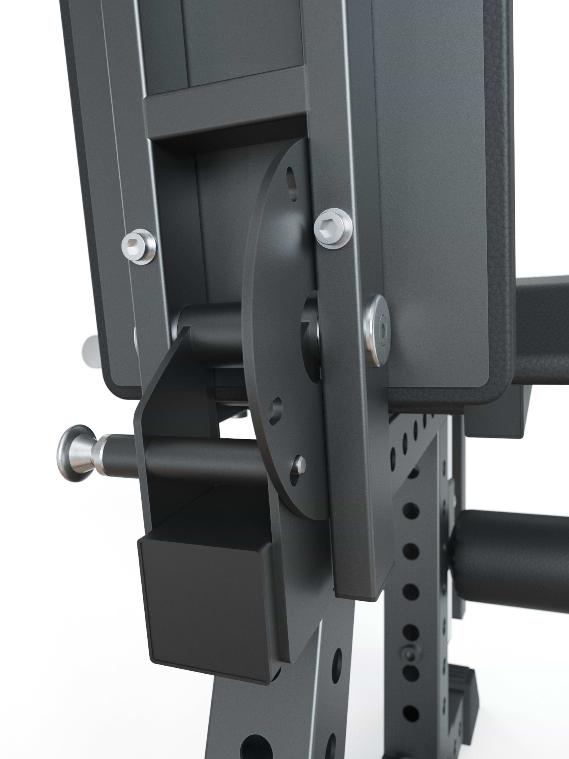 Beinbeuger Beinstrecker Quadriga: hohe Sitzposition | verstellbares Beinpolster