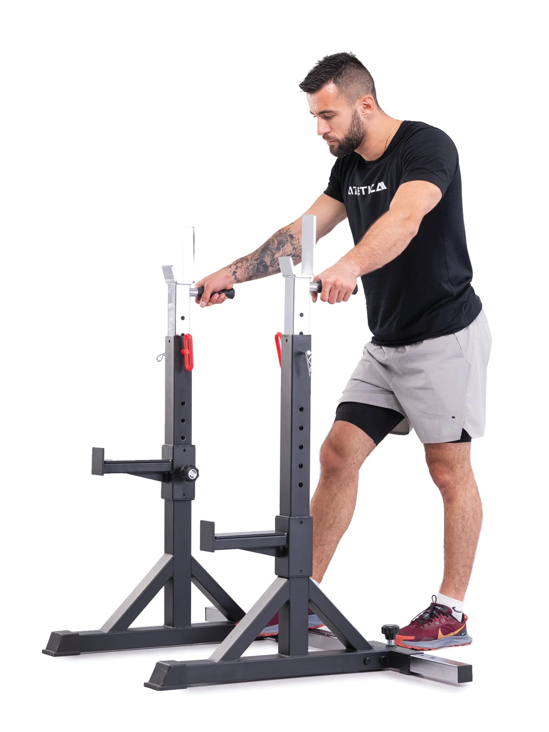 Kraftgerät Kompakter Kniebeugenständer Twin Free Stands 