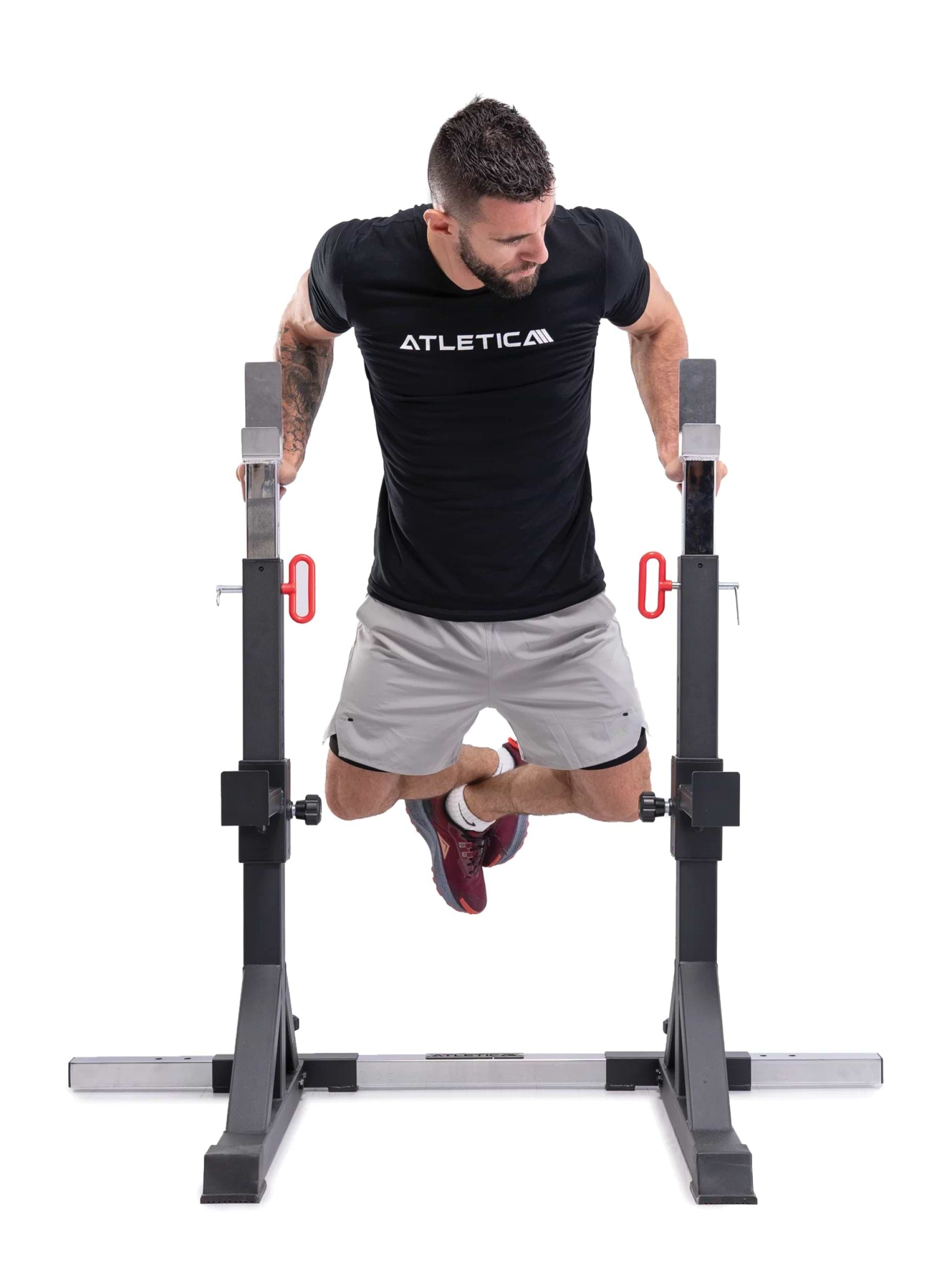 Squat Rack Kniebeugenständer Twin Free Stands – Leichtgewicht mit 33 kg, verstellbare Höhe von 113-163 cm, Traglast bis zu 250 kg