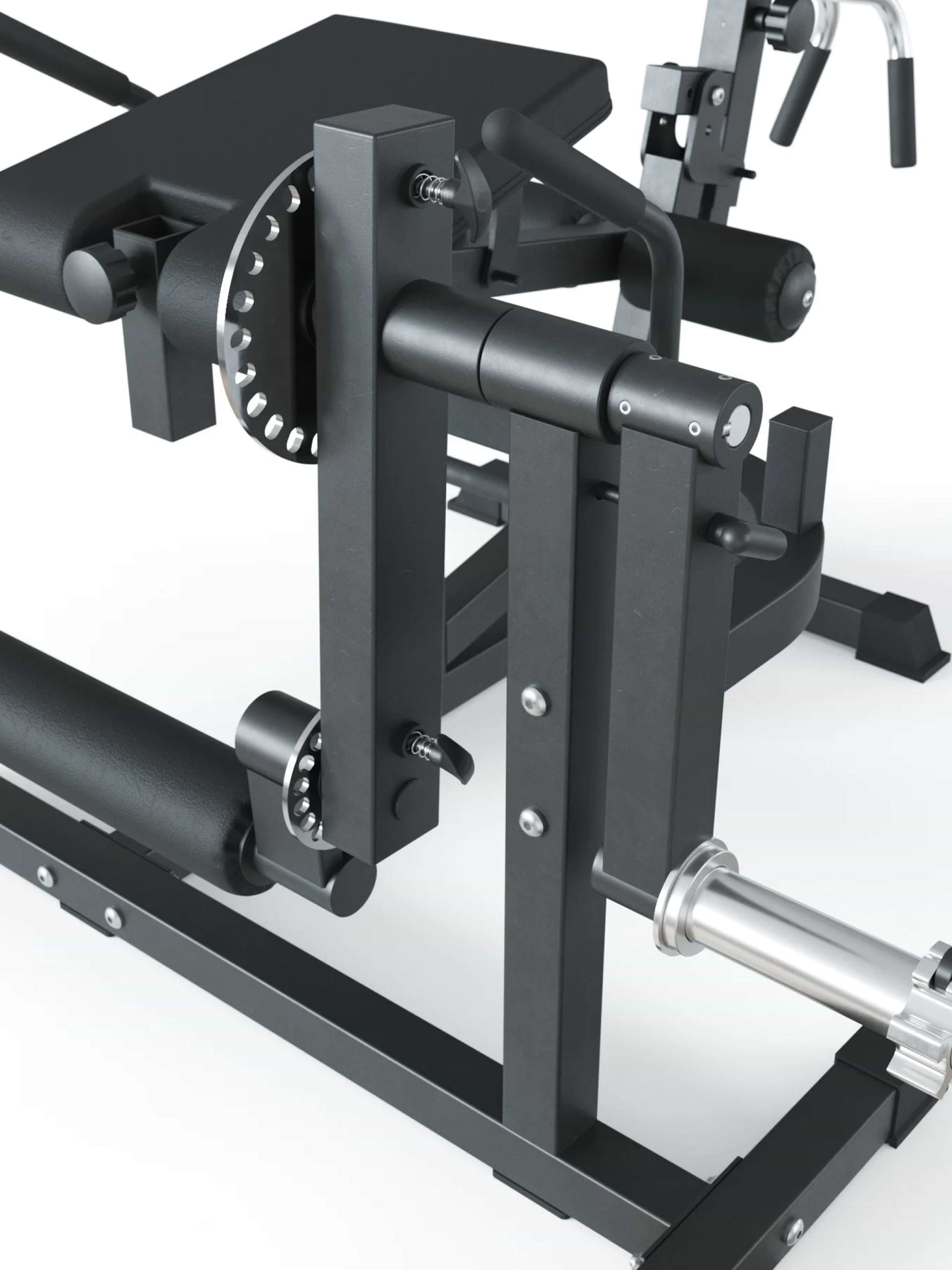 Kraftgerät Fullbody Multitrainer Leg Curl- mit einer Traglast von 350kg.