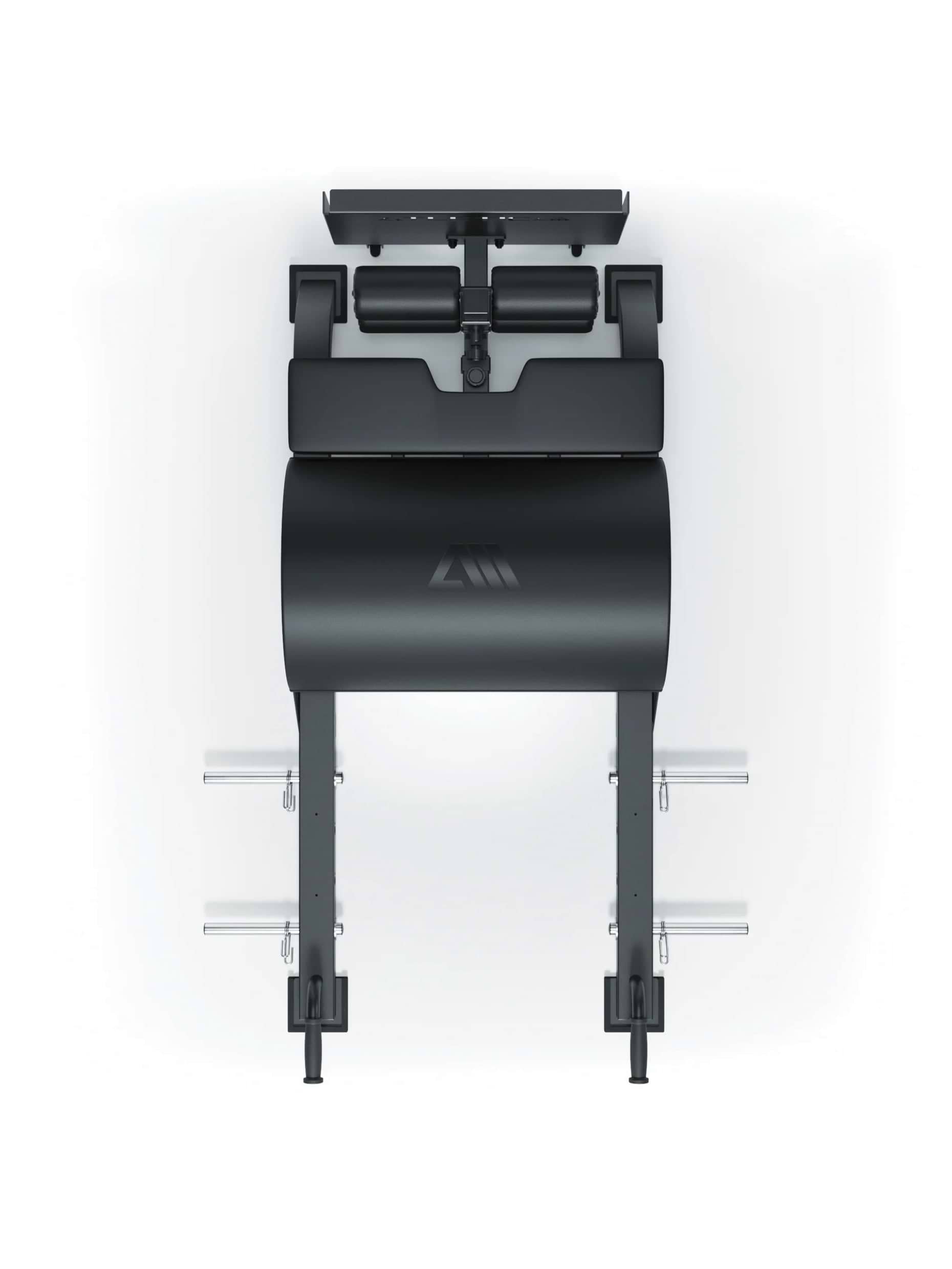 GHD Glute Ham Developer Zur Kräftigung der Körperrückseite | Integrierte Band Pegs zur Befestigung von Widerstandsbändern