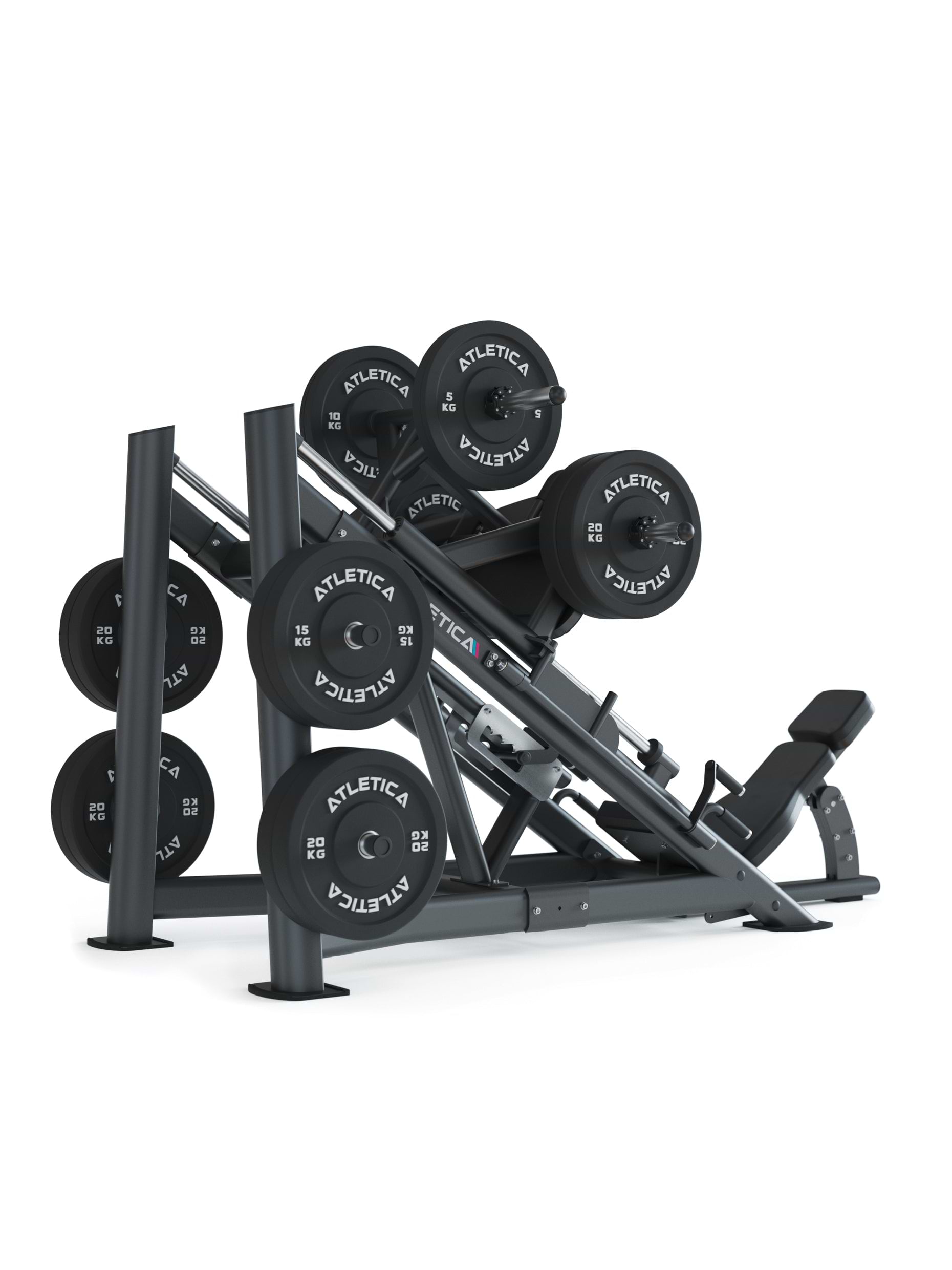 Beinpresse HyperLeg mit Hantelscheiben