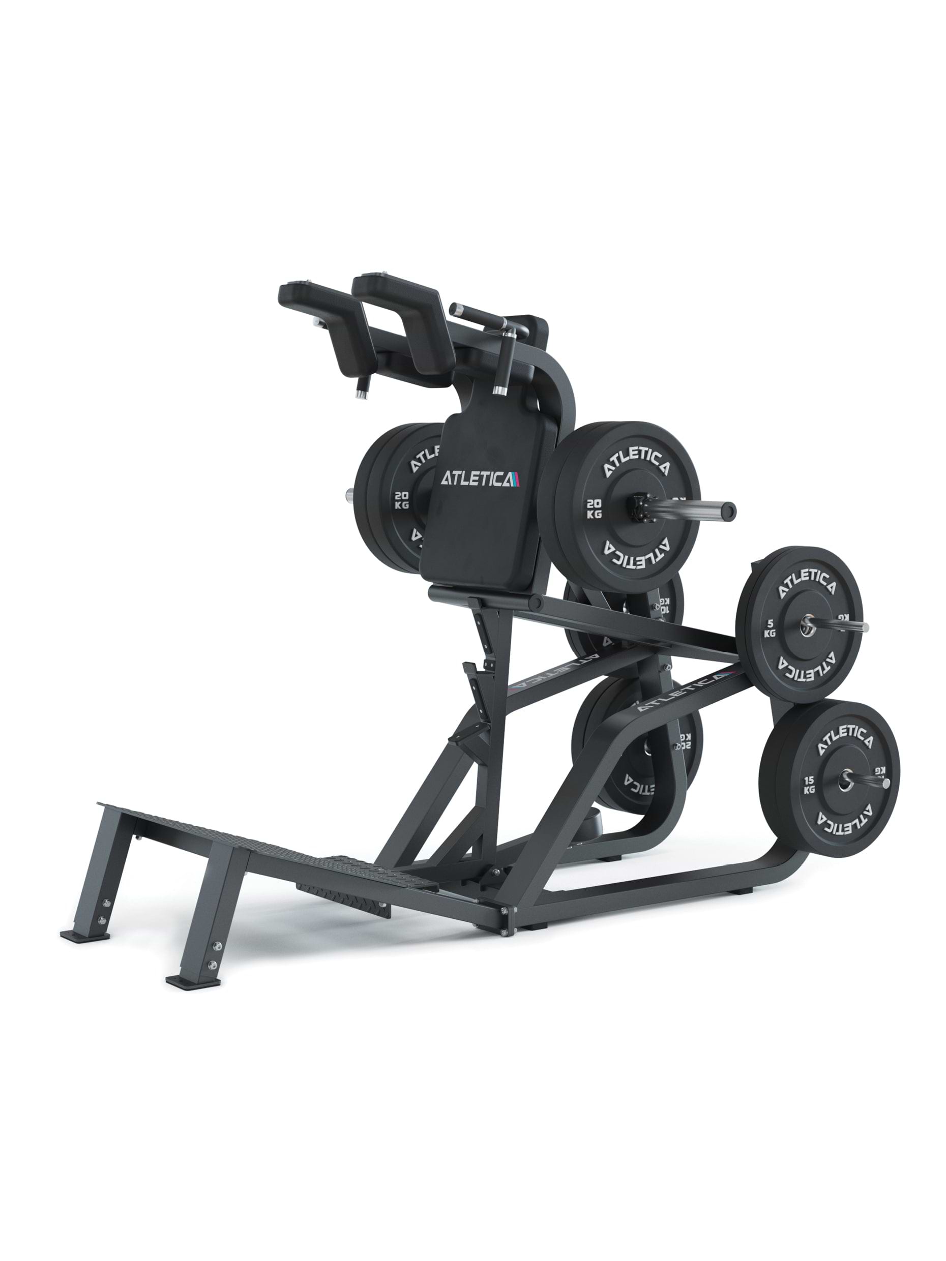 Kraftgeräte Kniebeugemaschine: Drei verschiedene Squat-Varianten