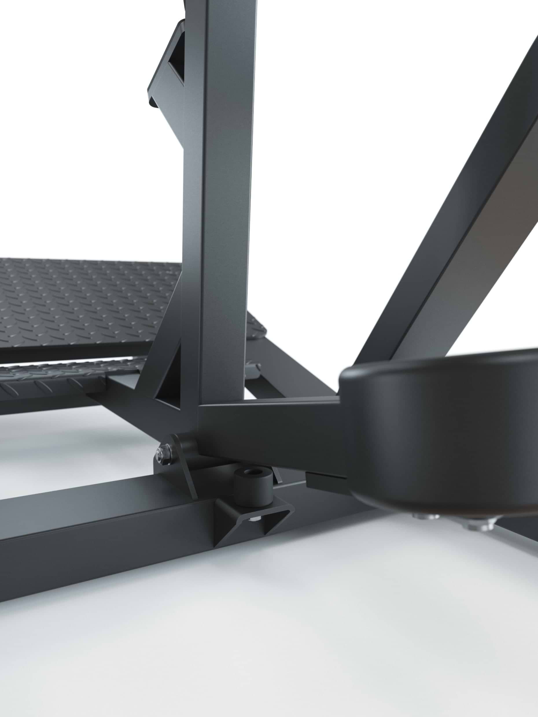 Kniebeugemaschine HyperLever V-Squat: Drei verschiedene Squat-Varianten | Natürliche Bewegungsmuster | Hohe Effektivität