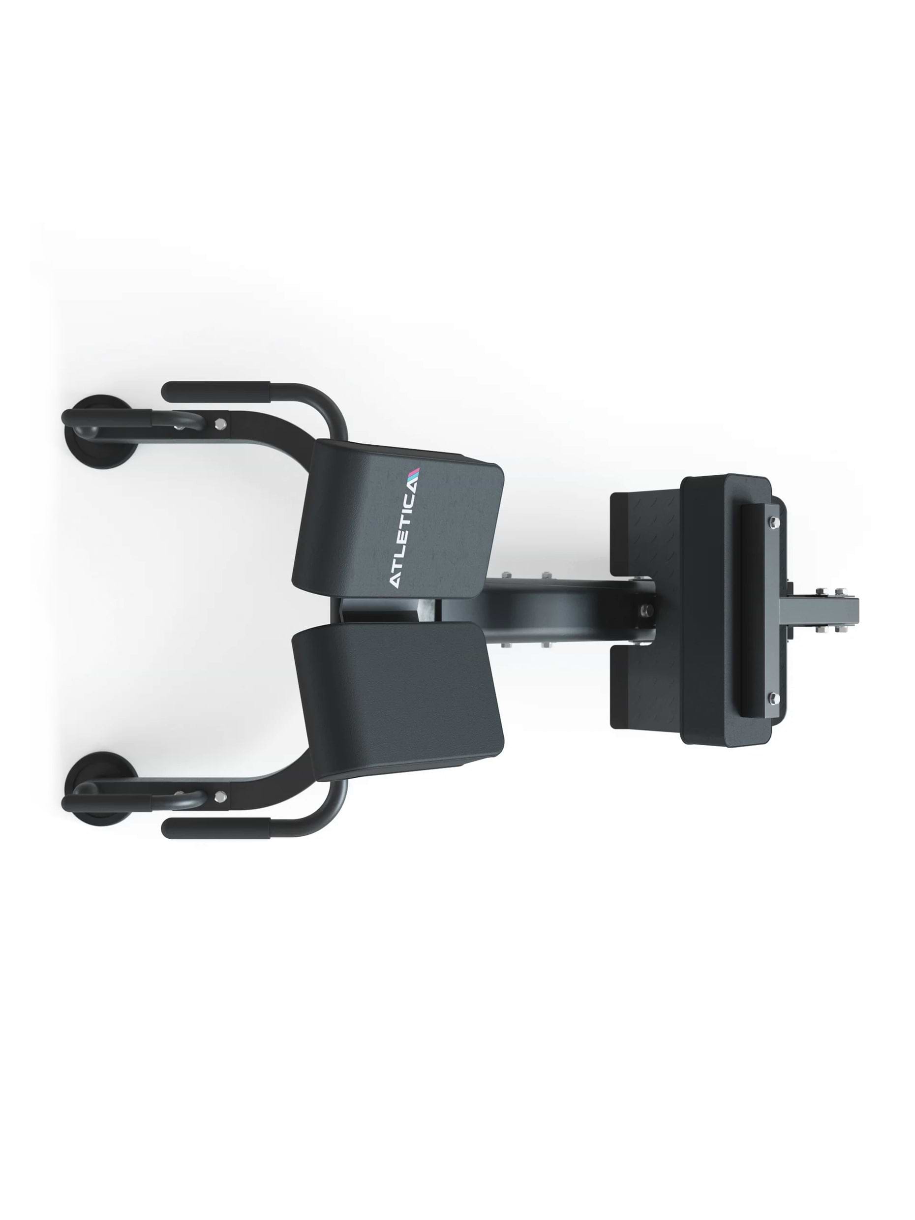 Kraftgerät Hyperextension verstellbar: Griffe für Liegestütze