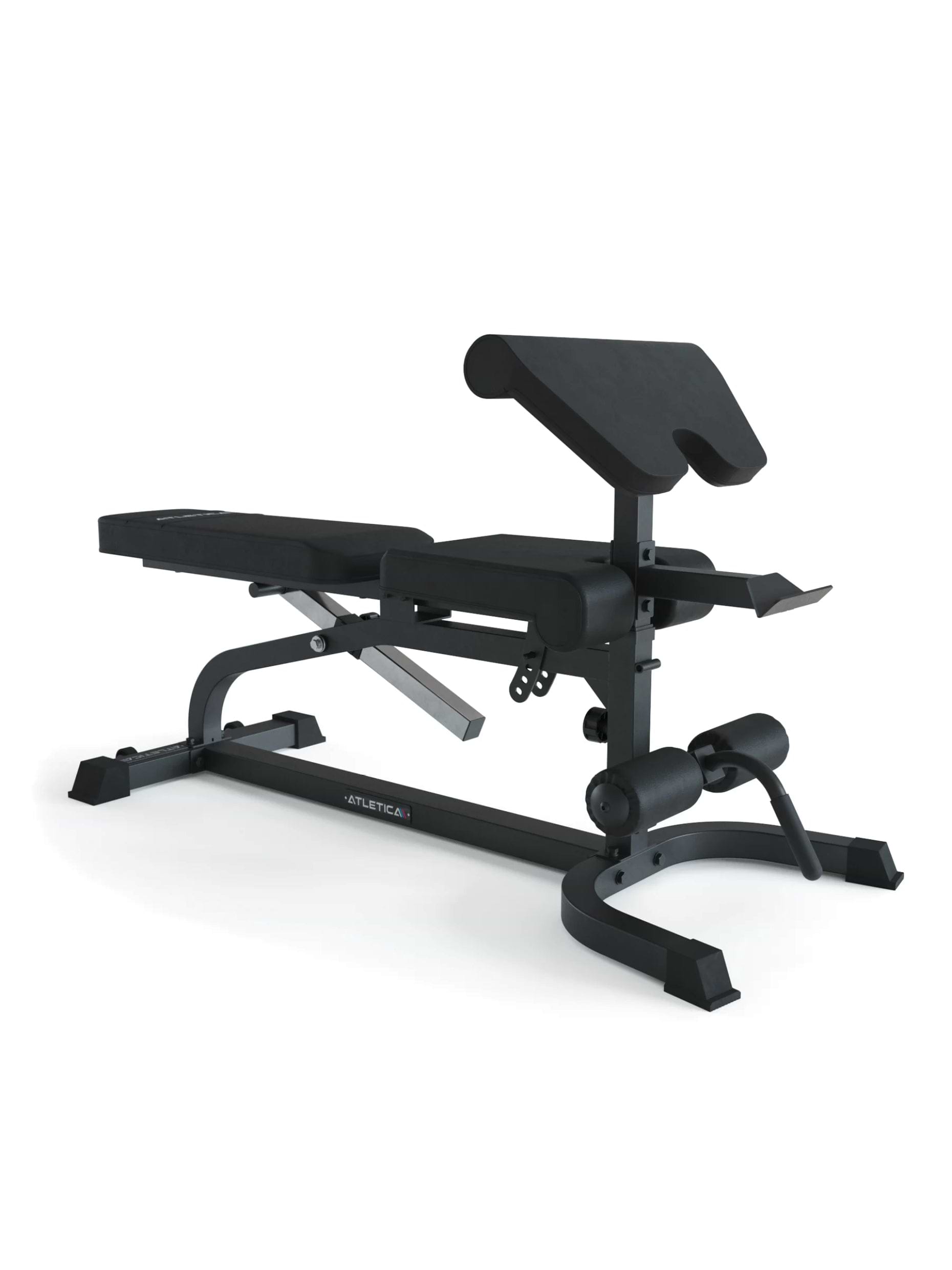 Kabelzugstation ATLETICA Triton: Set mit X-Bench Hantelbank, 