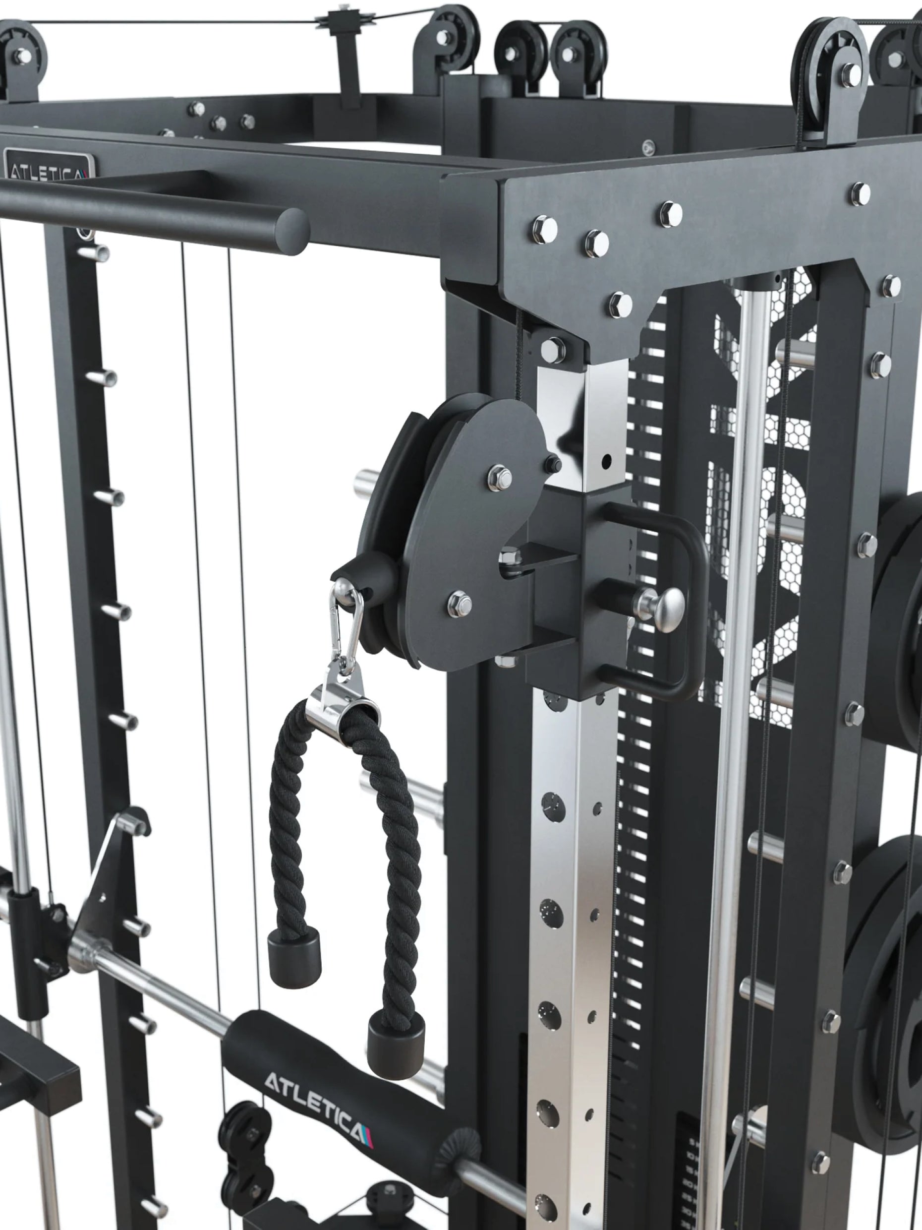 Multipresse Kraftstation KSK mit Jammer Armen und Hantelbank im Set: 