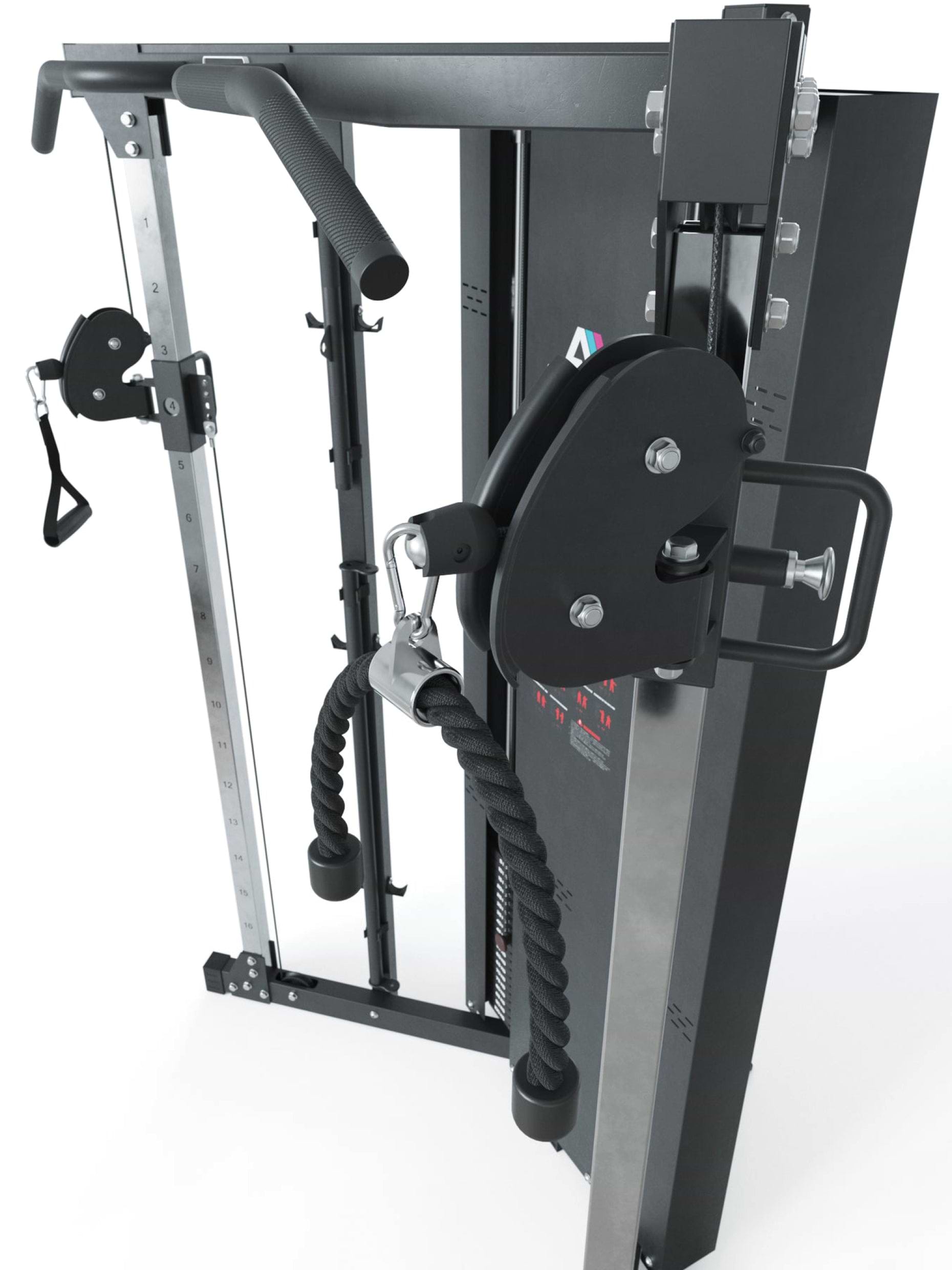 Kabelzug Kraftstation X-Five: Cable-Cross-Mechanismus mit 20 Höhenverstellungen,