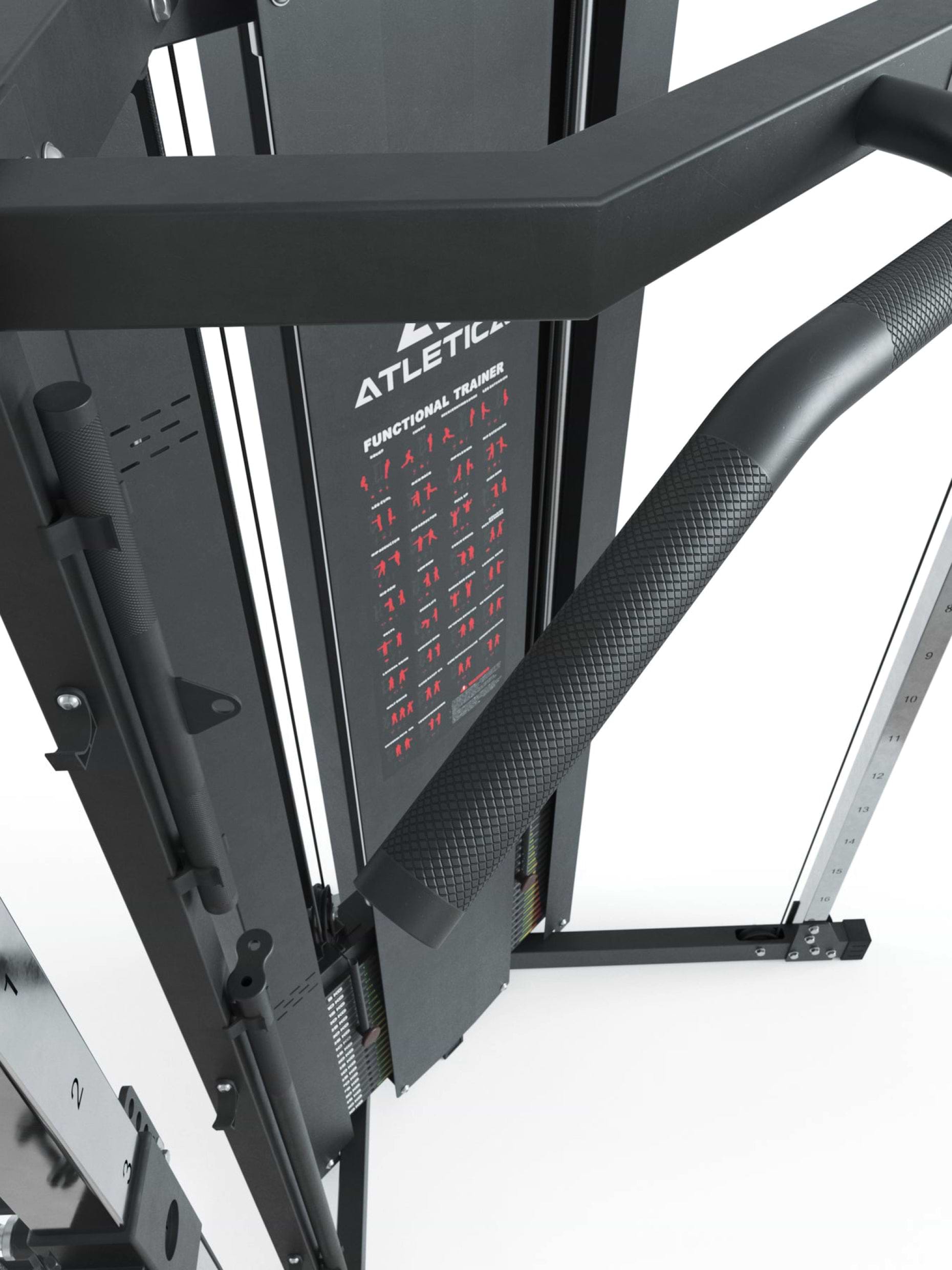 Kabelzug Kraftstation X-Five: Hochwertige Kugellager-Führungsrollen, 