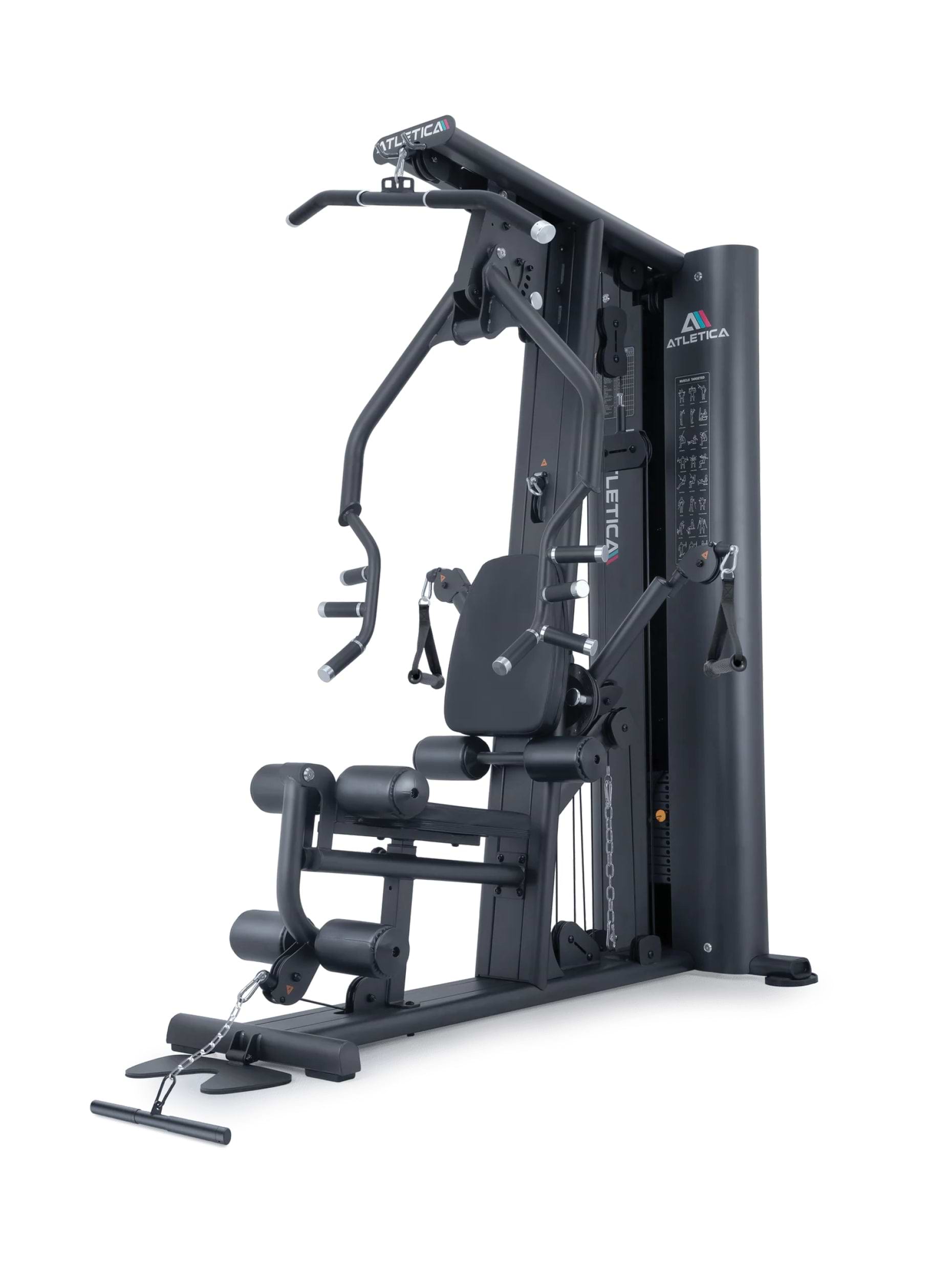 Krachtstation X-Tron in premium kwaliteit, 90 kg steekgewicht, compact, functioneel en stabiel, full-bodytraining, 268 kg zwaar