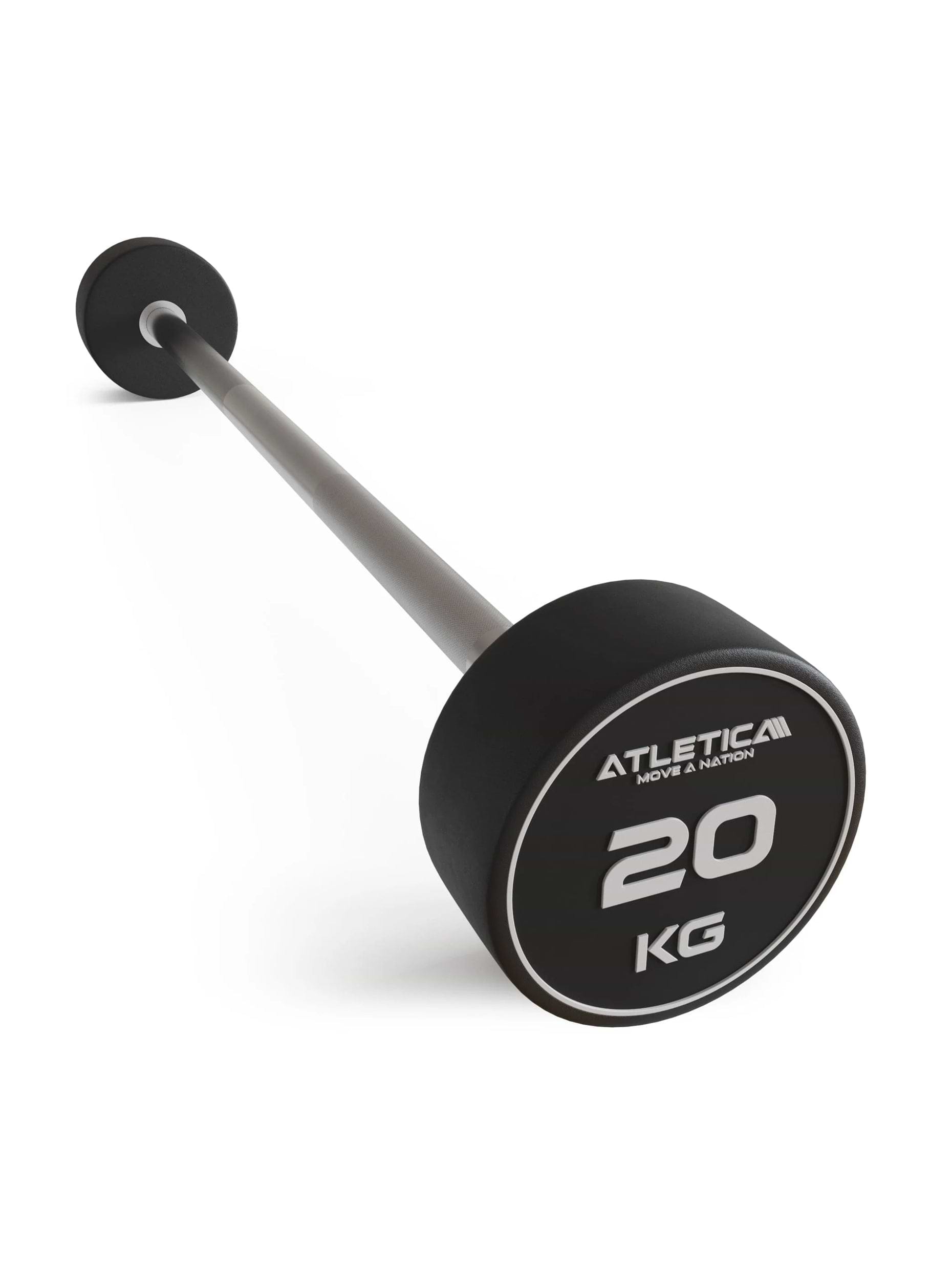 Langhantel in premium Design und Qualität | Edel, robust und geruchsfrei | Einzeln | 