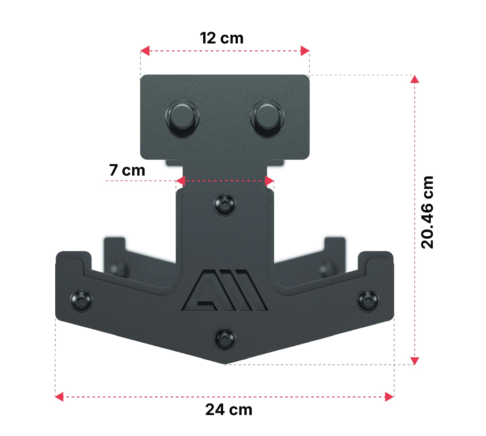 Langhantel Ablage - Dimensionen