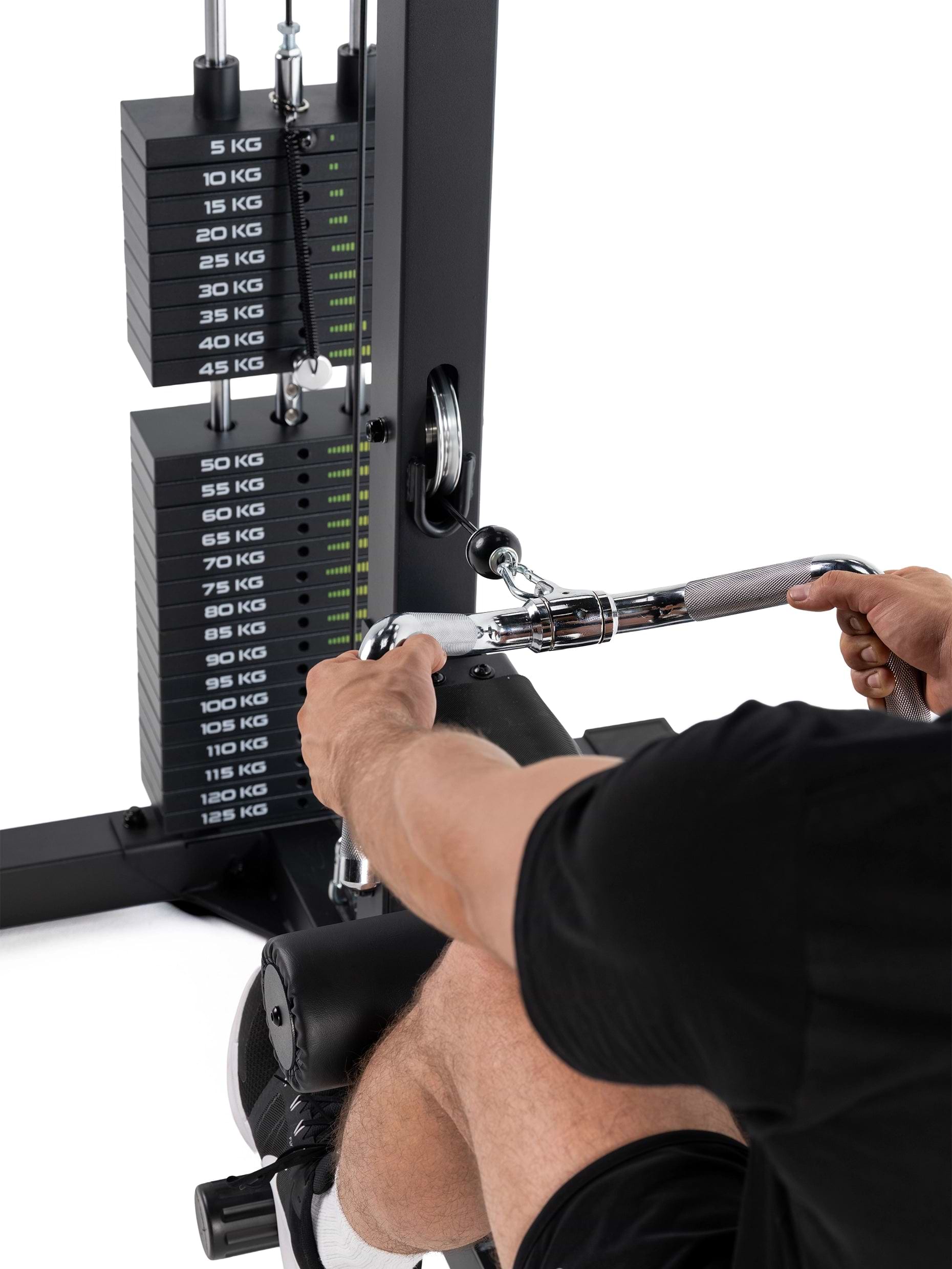 Rudern an der Ruder-Station des Atletica Latzugs