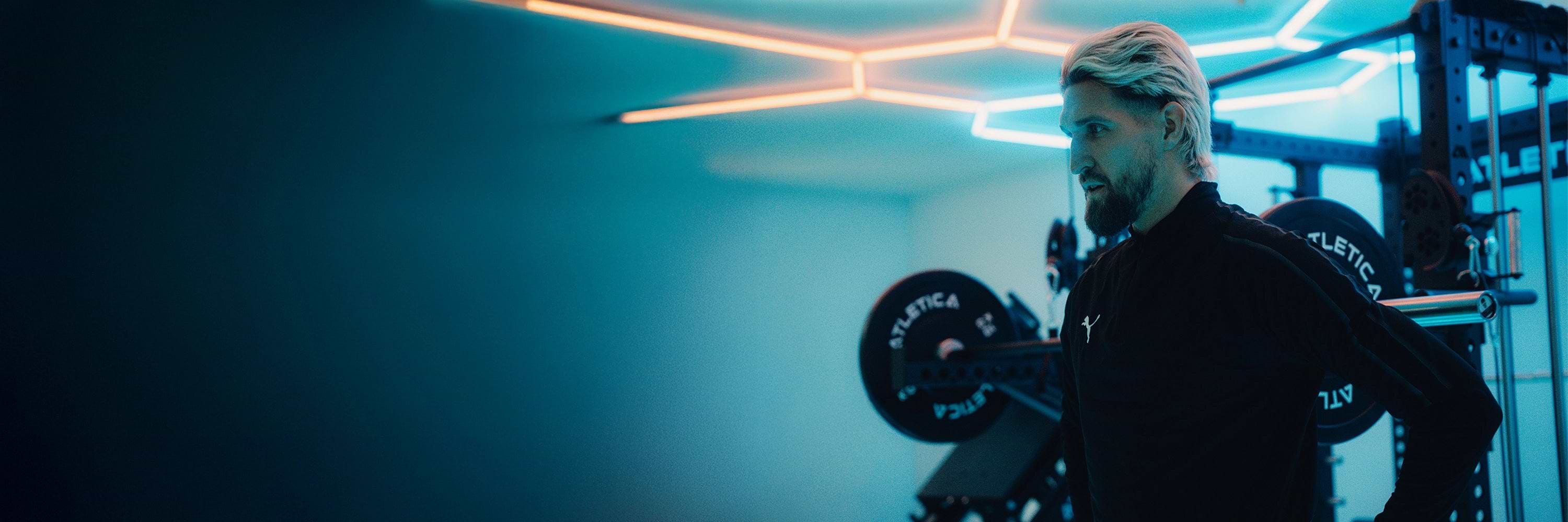 Atletica Athleten: Robert Andrich im Home Gym