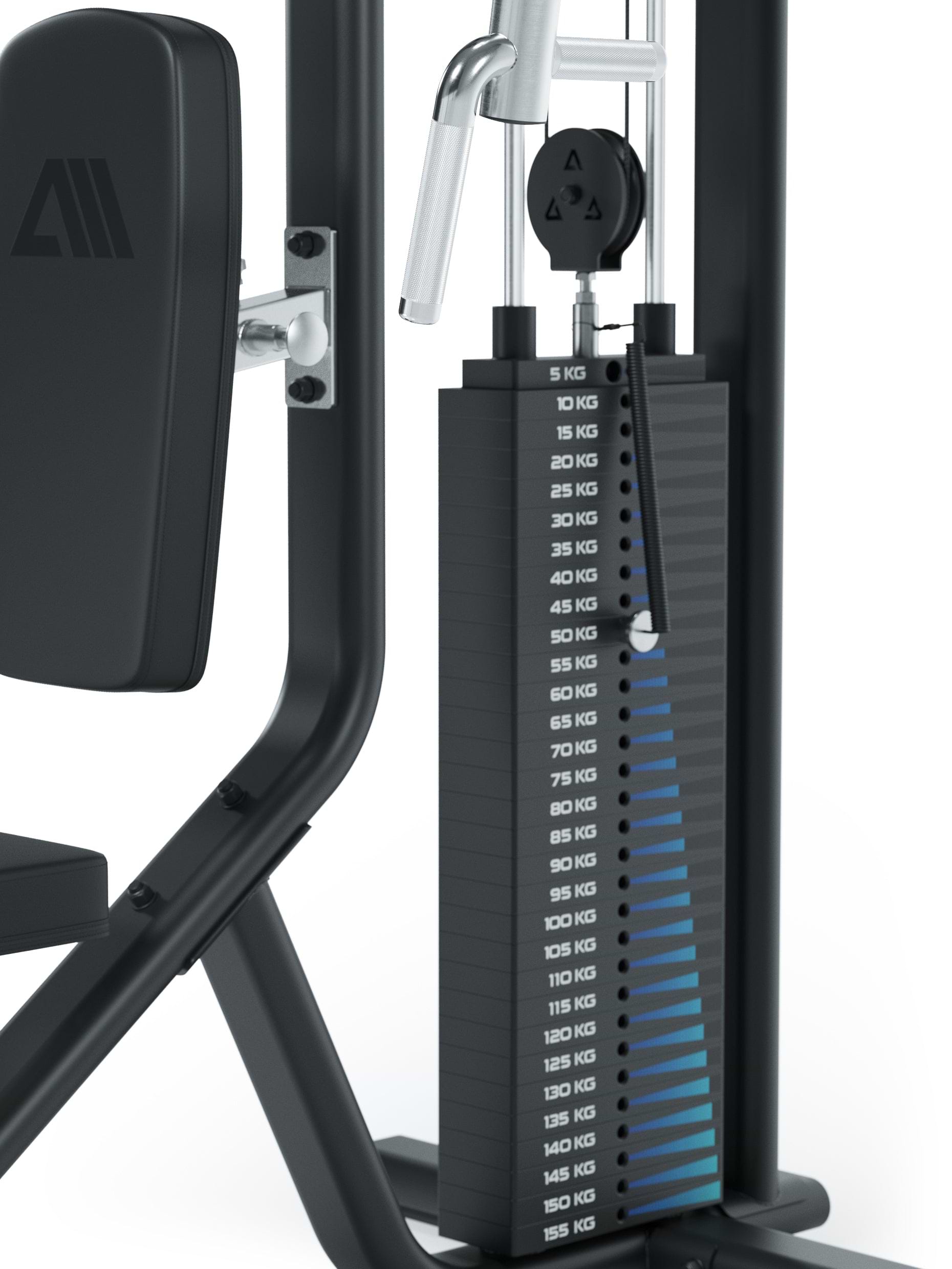 Mantis Butterfly Reverse Combo Maschine mit Weight Stack für Brust- und Reverse-Fly-Training