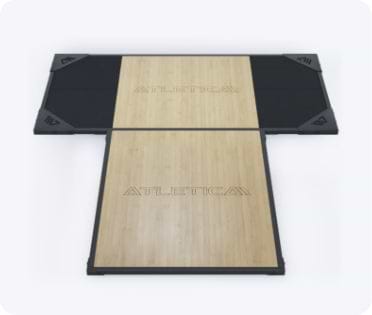 Gewichtheben Plattform aus Holz