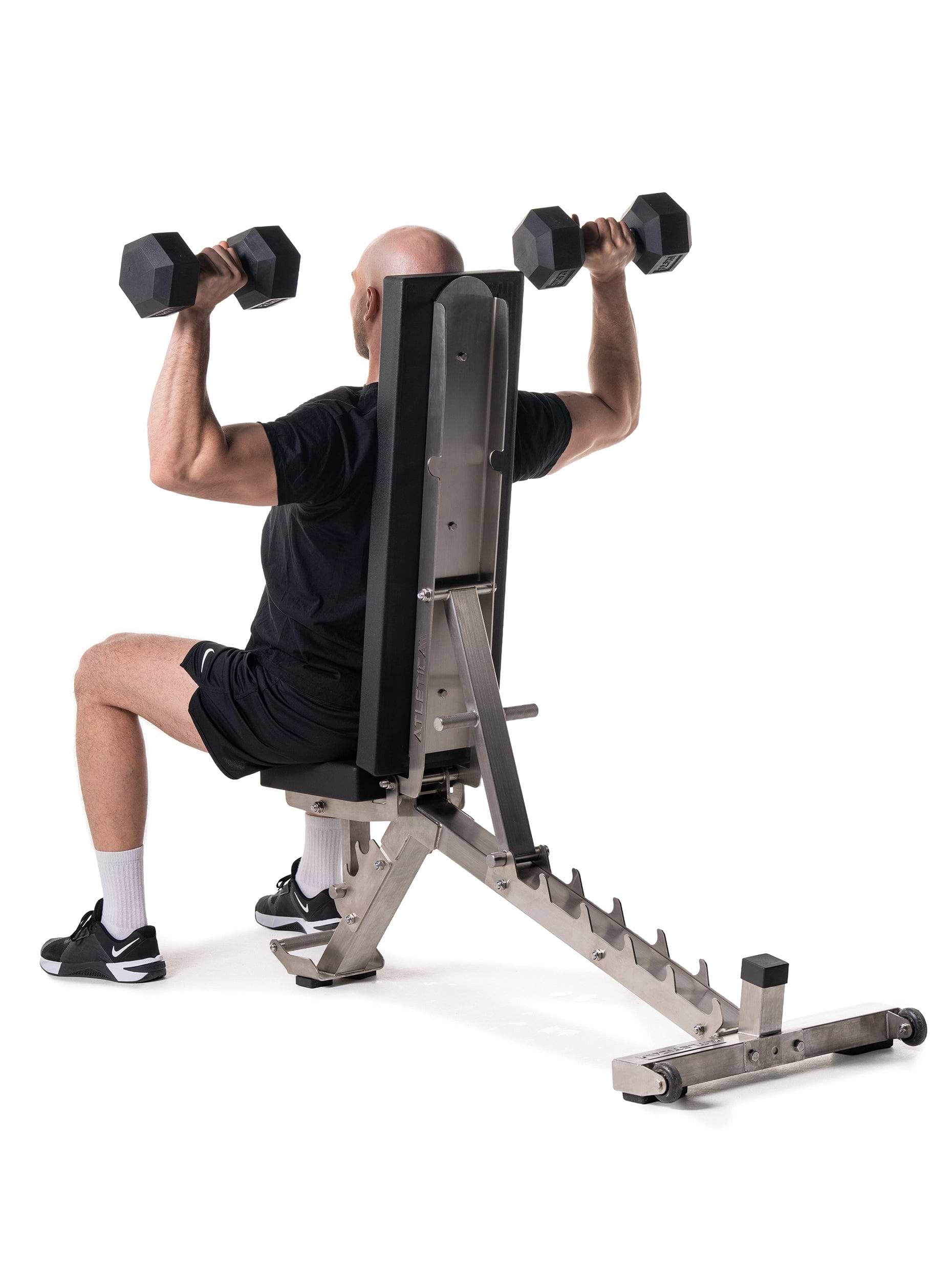 Onyx | Udendørs træningsbænk i rustfrit stål