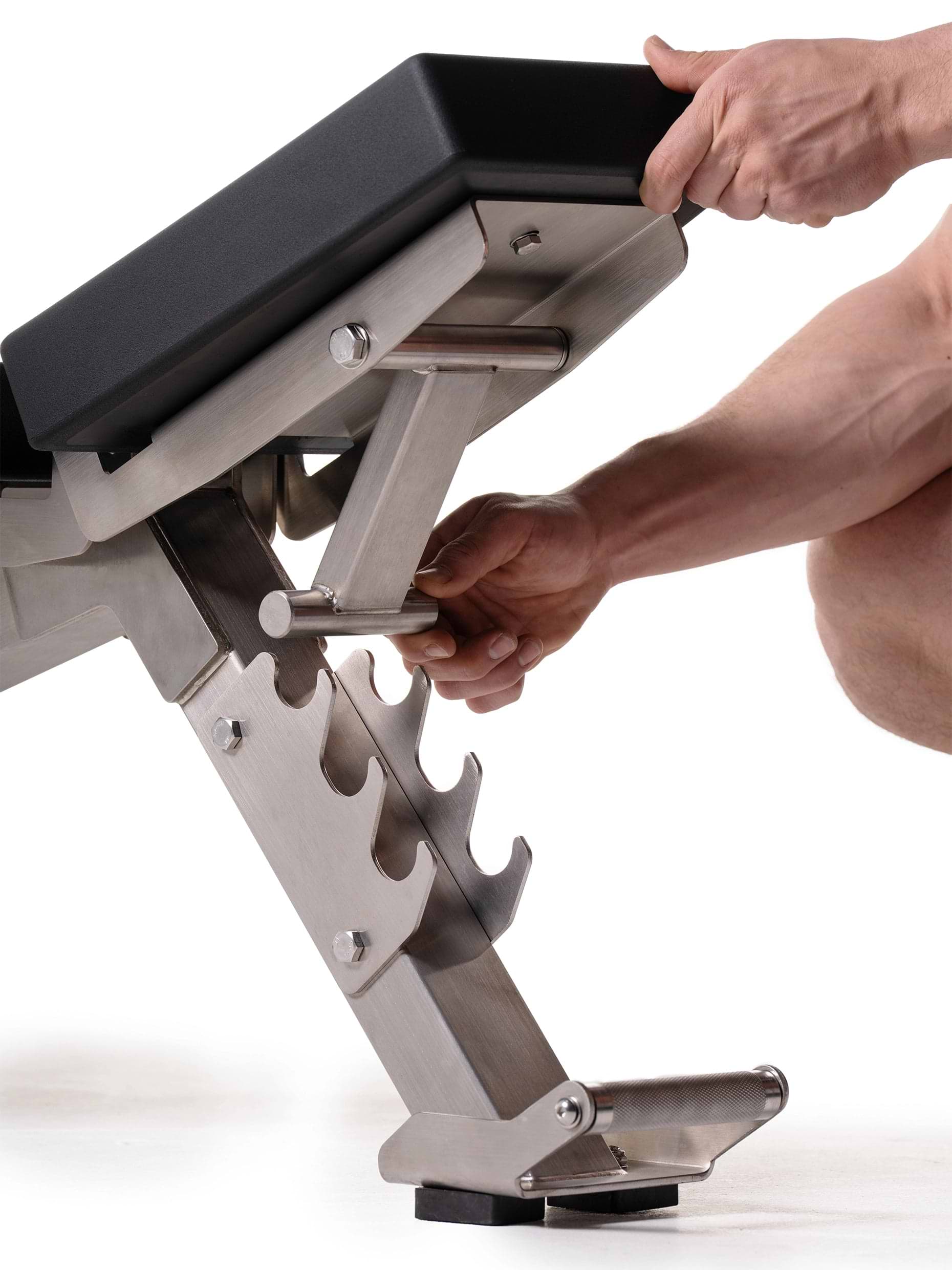 Onyx | Udendørs træningsbænk i rustfrit stål