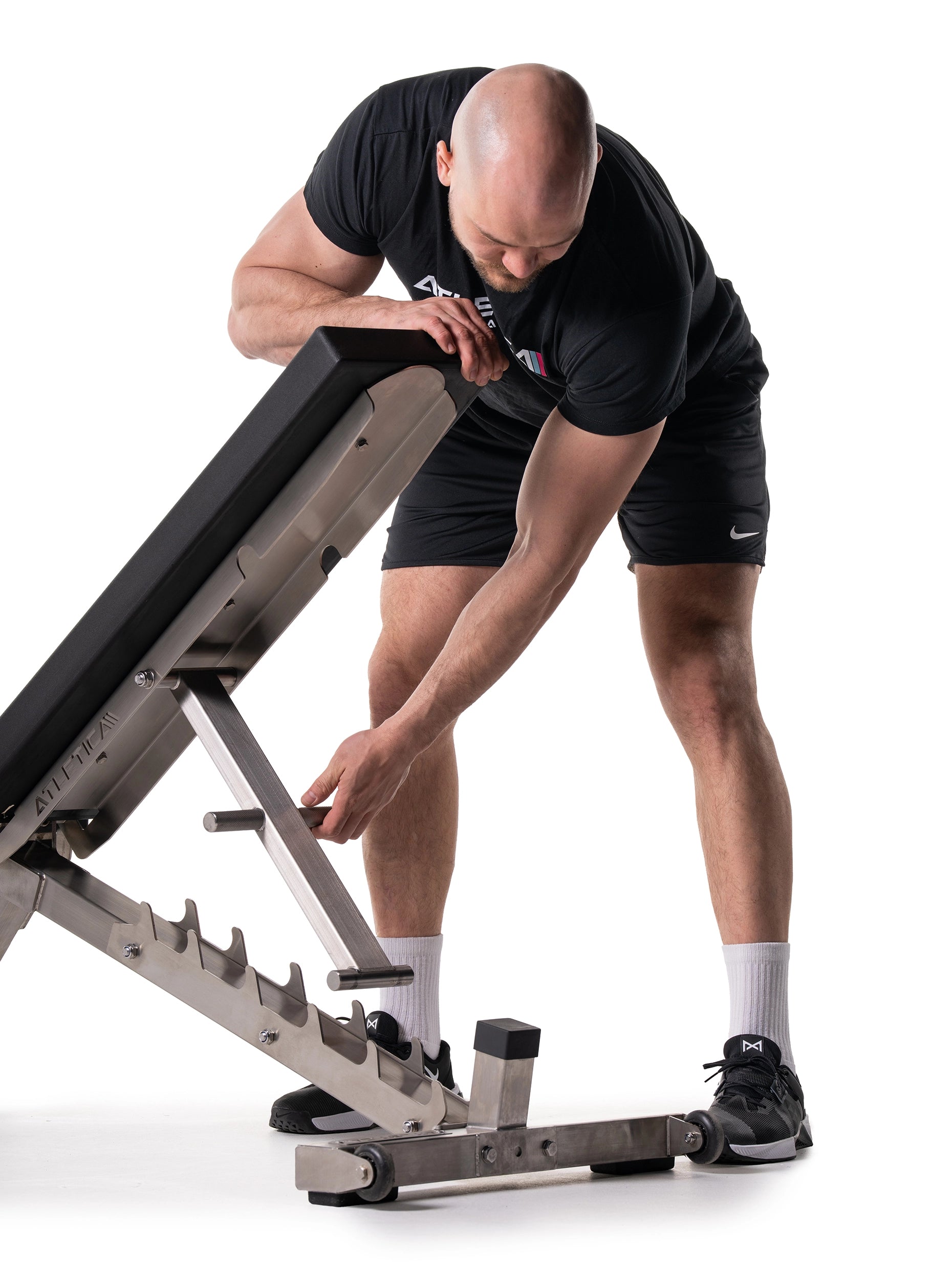 Onyx | Udendørs træningsbænk i rustfrit stål