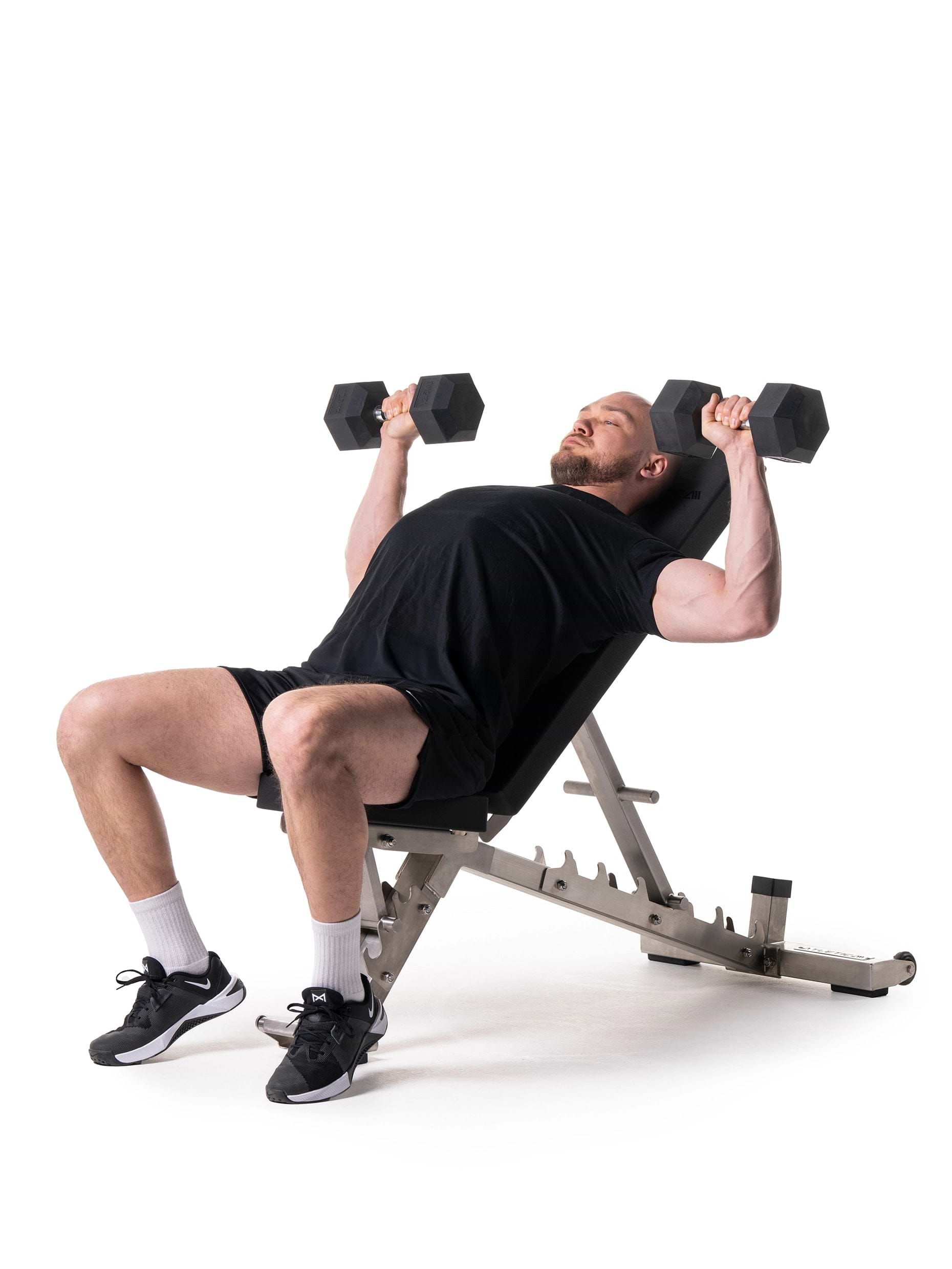 Onyx | Udendørs træningsbænk i rustfrit stål