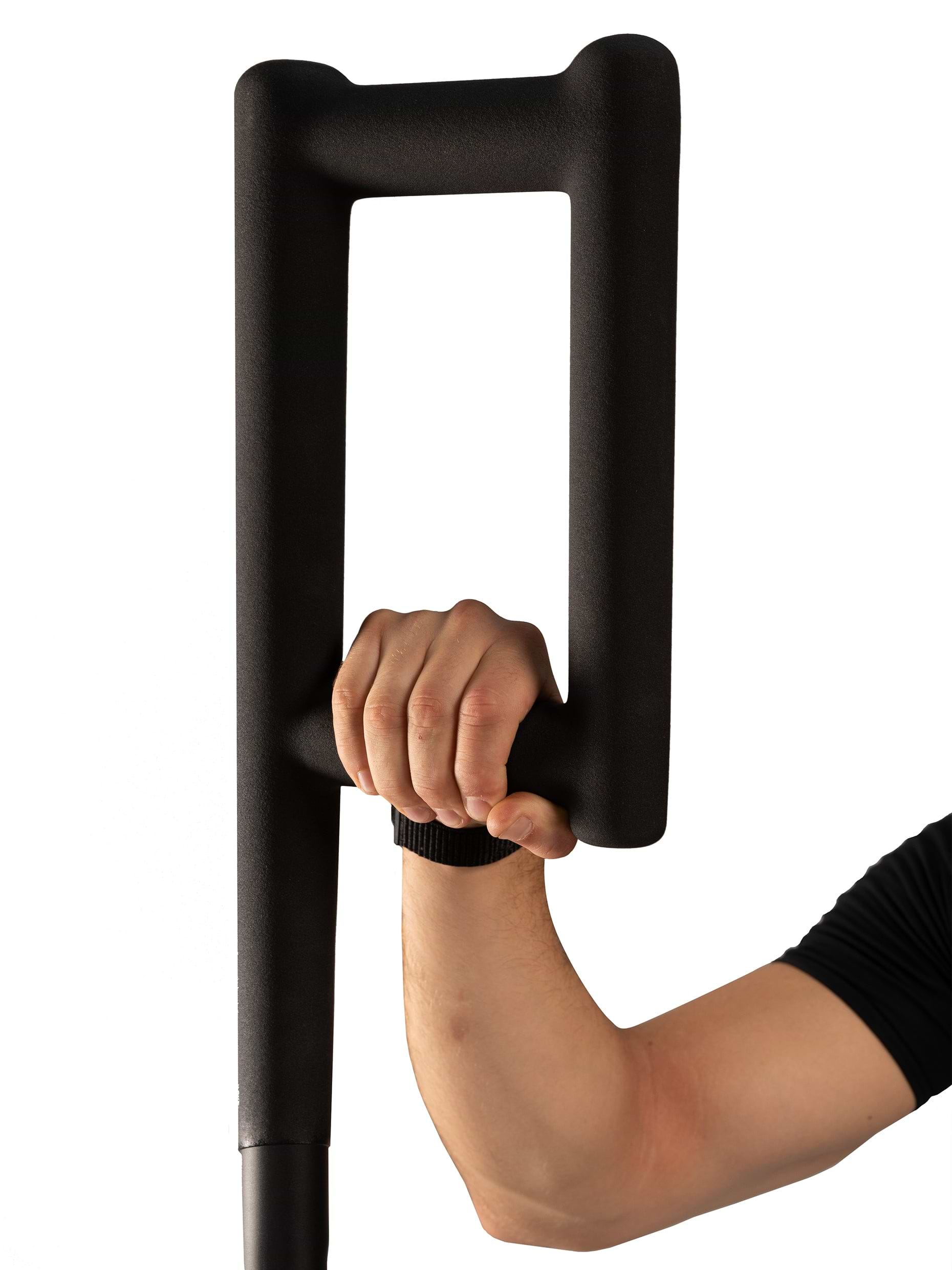 Stepper ATLETICA Peak: unterschiedliche Griffpositionen beanspruchen entweder mehr die Brust- oder mehr die Arm- bzw. Schultermuskulatur