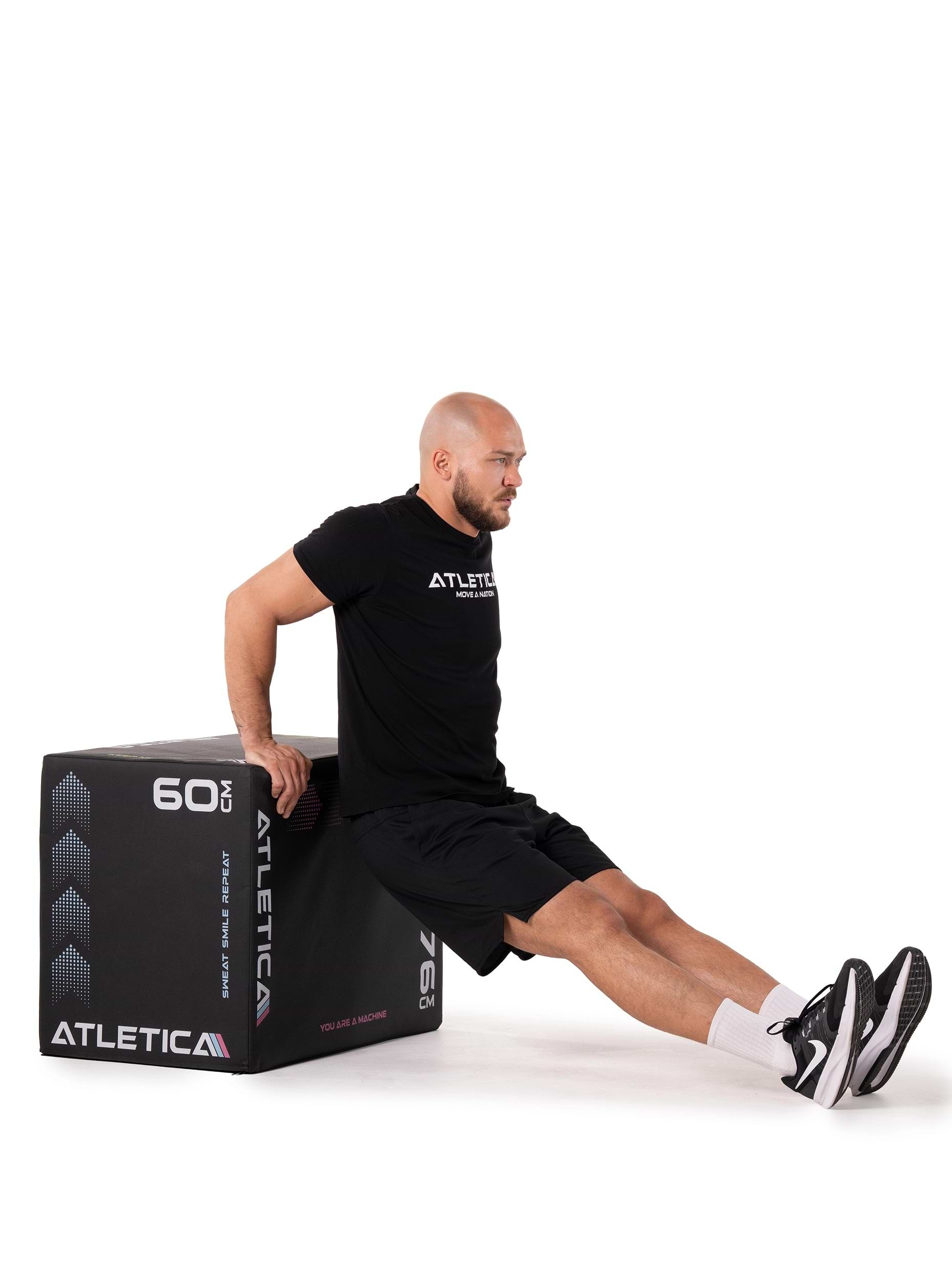 Dips auf dem Sprungbox Plyo Box Pro von Atletica