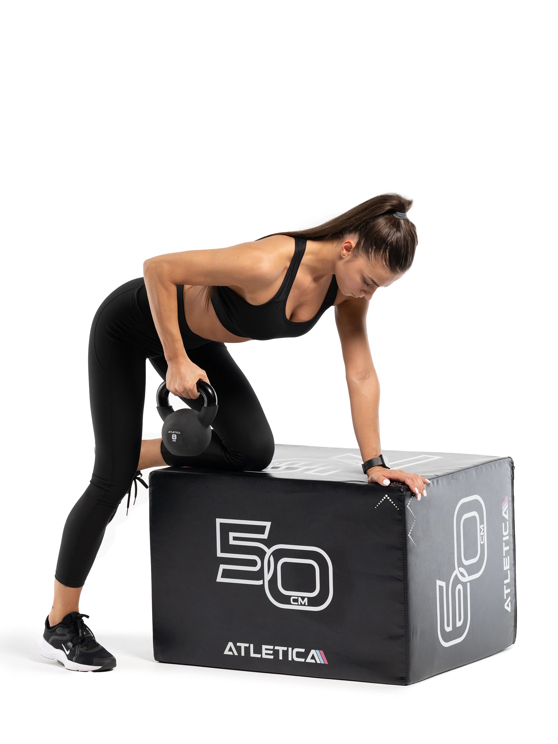 Plyometrisches Training mit Kettlebell und Plyo Box