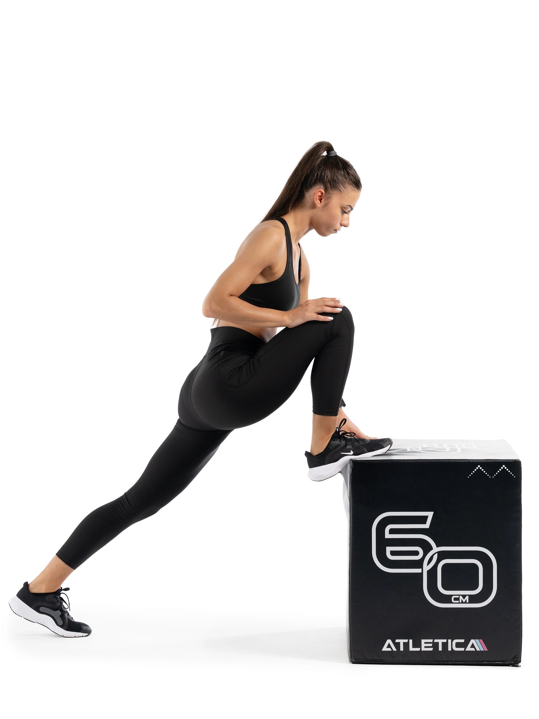 Stretching auf dem Plyobox Sprungbox