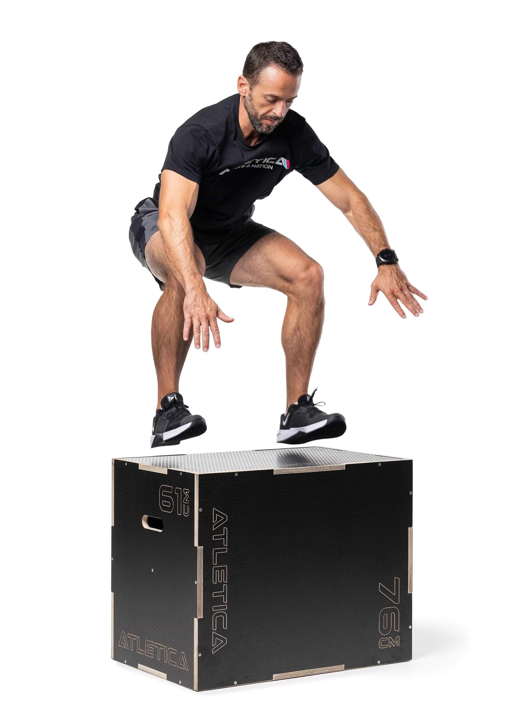 Sprungtraining mit dem Anti-Slip Sprungbox von Atletica