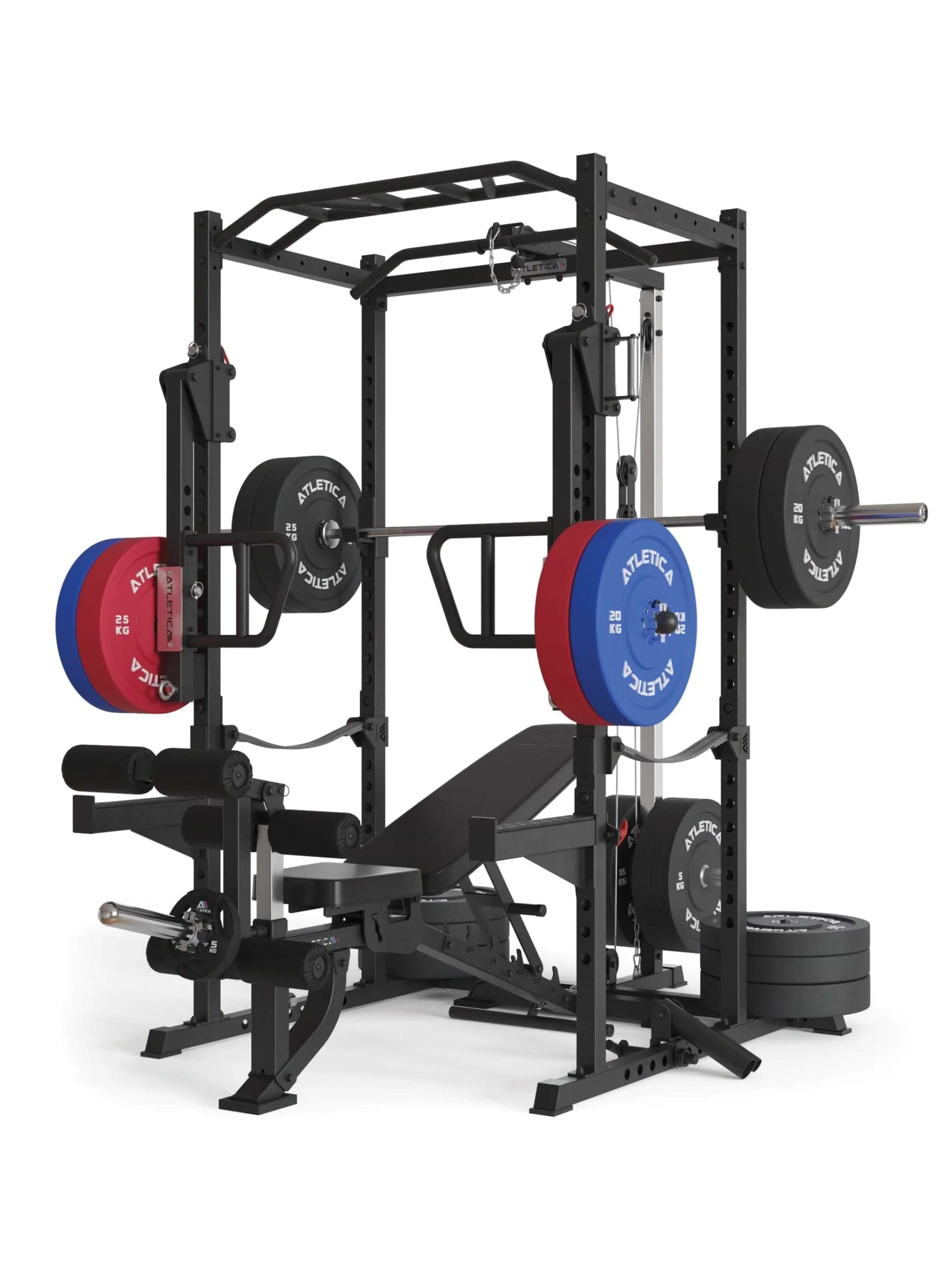 Power Rack Boost R5 Serie: für Übungen wie Bankdrücken, Kniebeugen, Belt Squat Training, Schulterdrücken, Deadlifts,