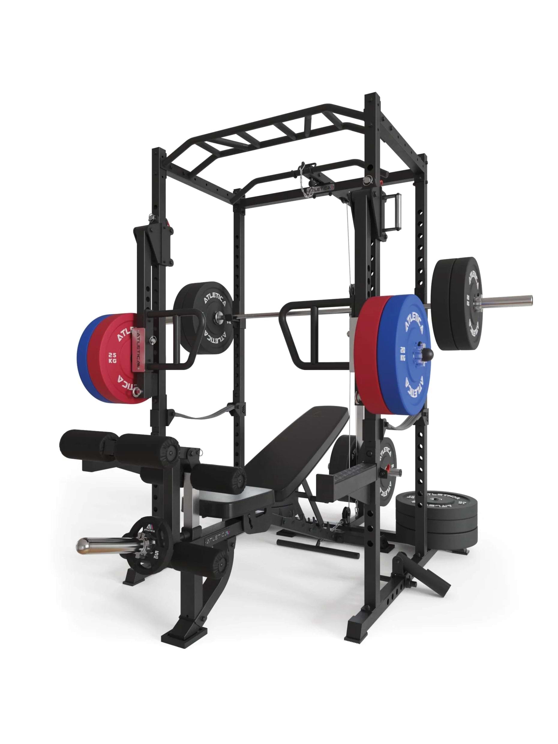 Full Rack Boost R5 Serie, in Vollaustattung mit Jammer Armen für ein intensives Krafttraining, 