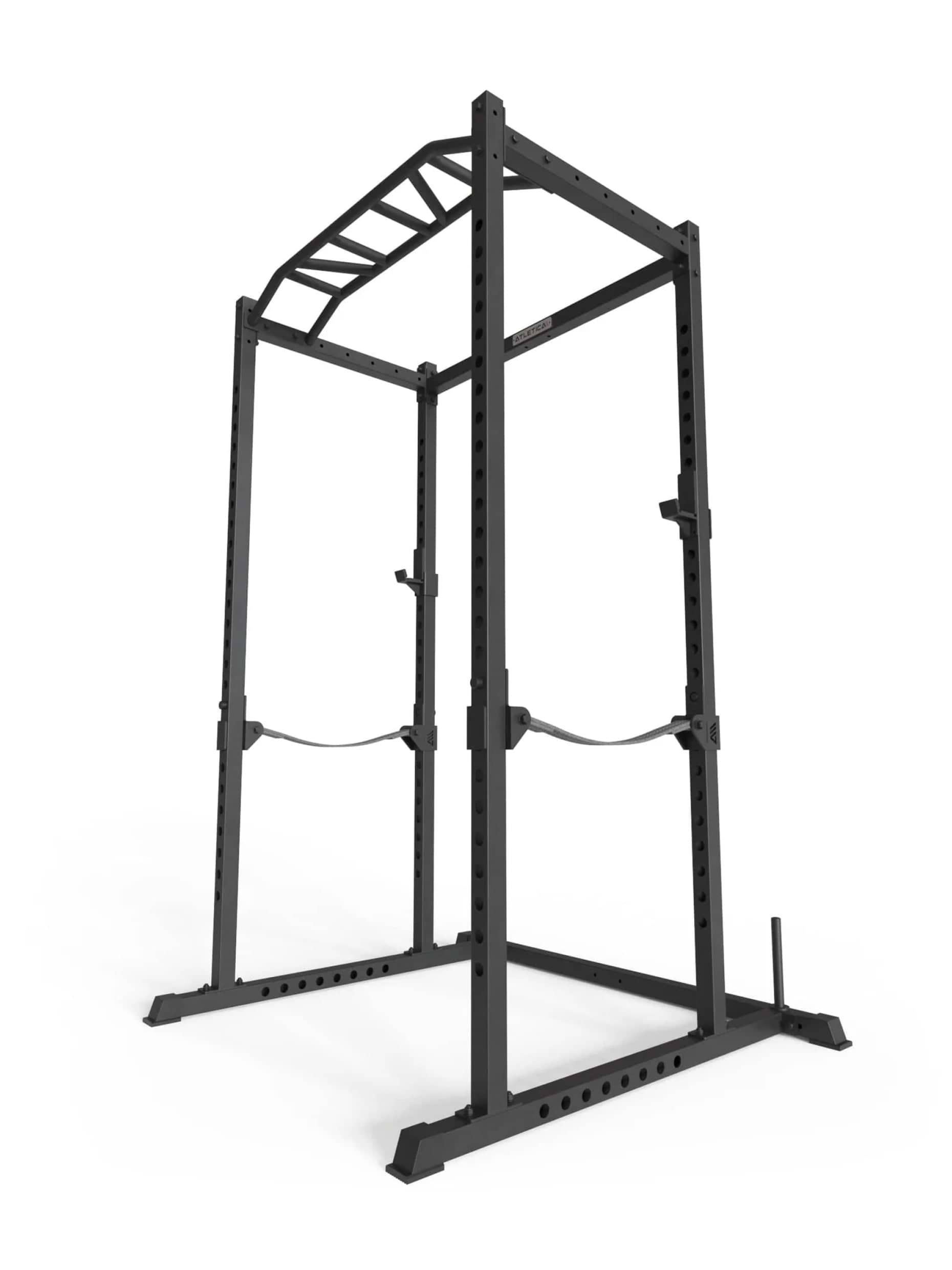 Power Rack R5 Base Käfig: Multi-Grip Pull-Up Bar, Pin-and-Pipe-Safeties, J-Hooks und Gewichts-Pins, ideal für Fitnesstraining mit Hantelbank und Gewichten,
