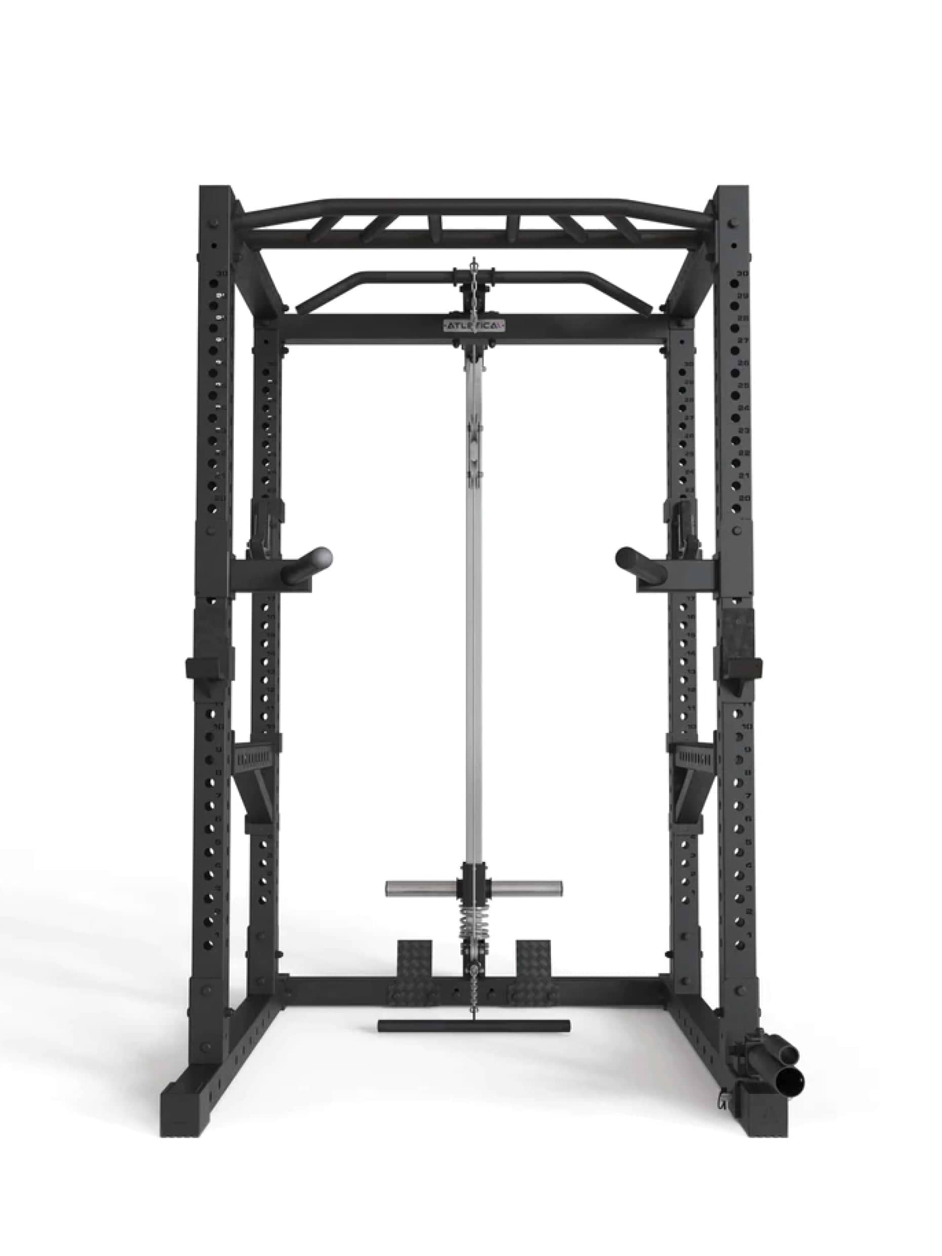 Power Rack R7-Cage: Squat Cage mit Latzug und Ruderstation, 