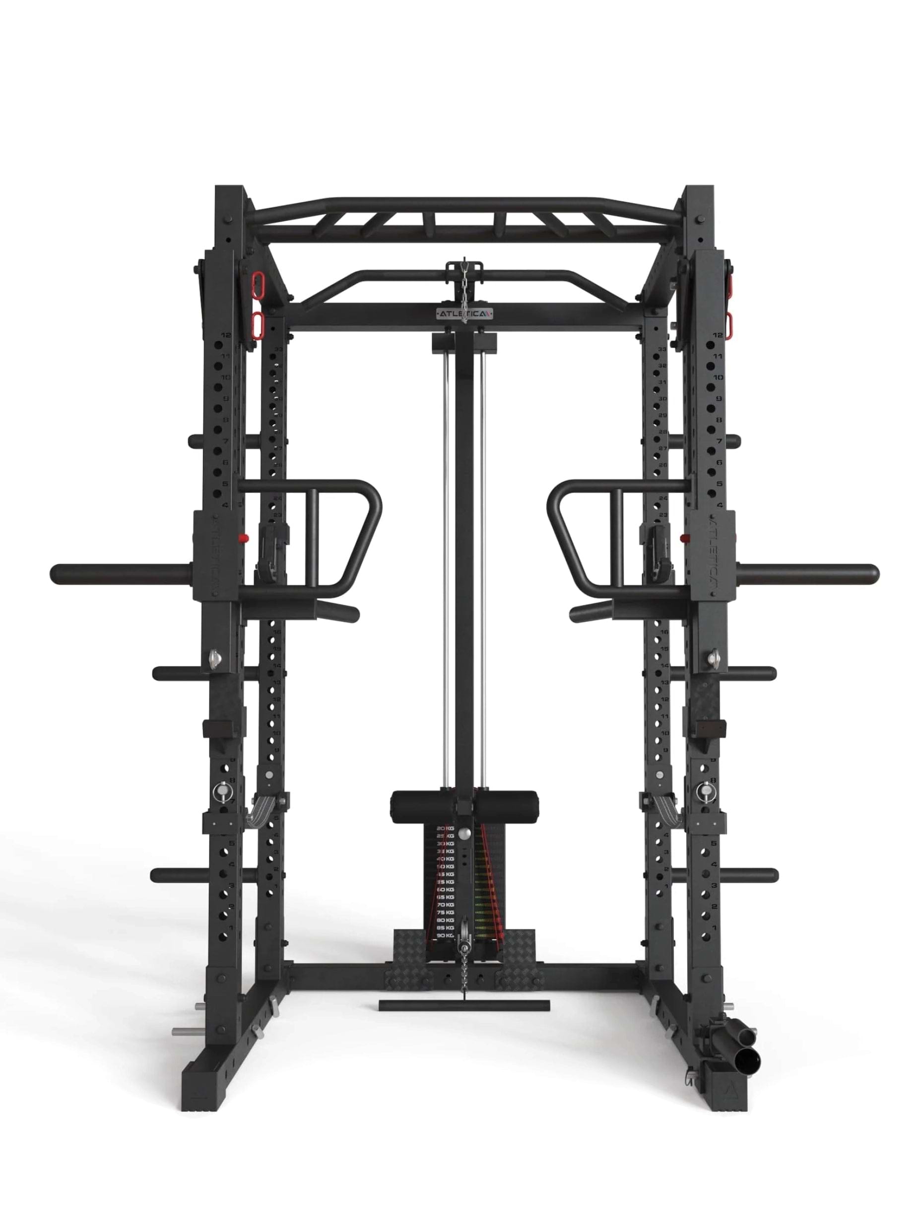 Power Rack R7-Helix: 90kg oder 120kg Stack Weight Squat Rack, #size_224-cm