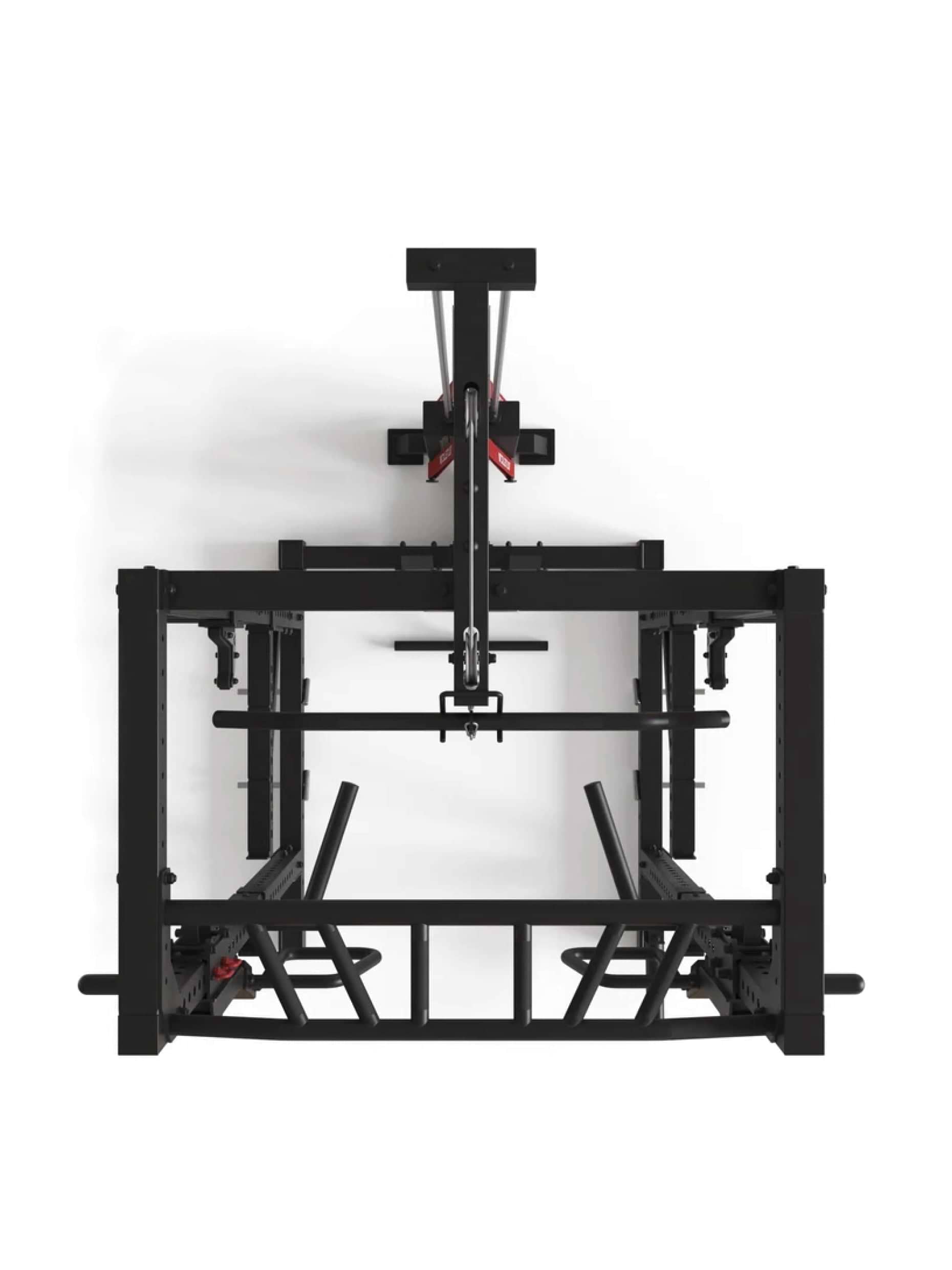Full Rack R7-Stryker: 90kg oder 120kg. Squat Rack | Latzug, Ruderstation & Jammer Arms,
