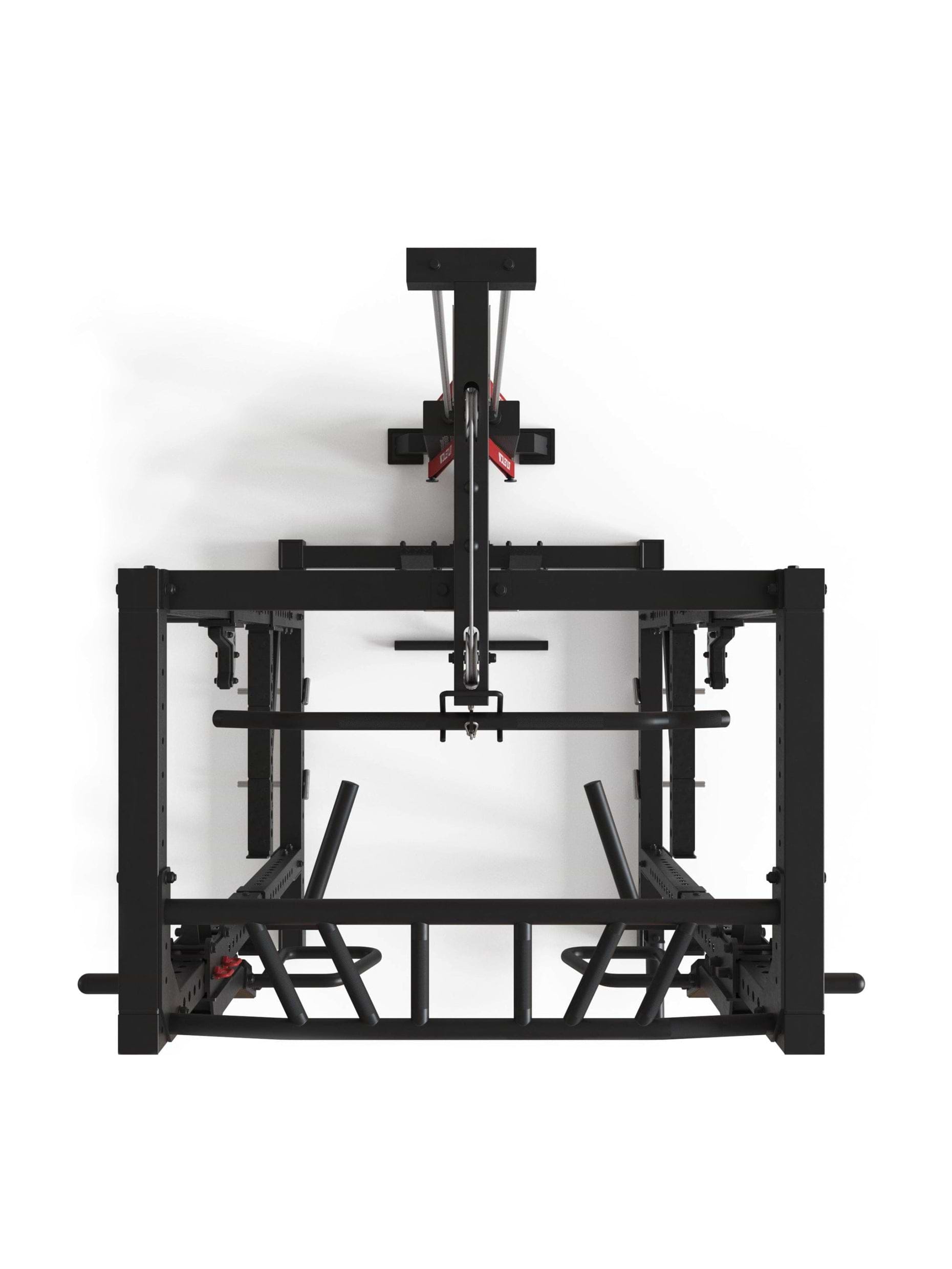 Full Rack R7-Stryker: 90kg oder 120kg. Squat Rack | Latzug, Ruderstation & Jammer Arms,