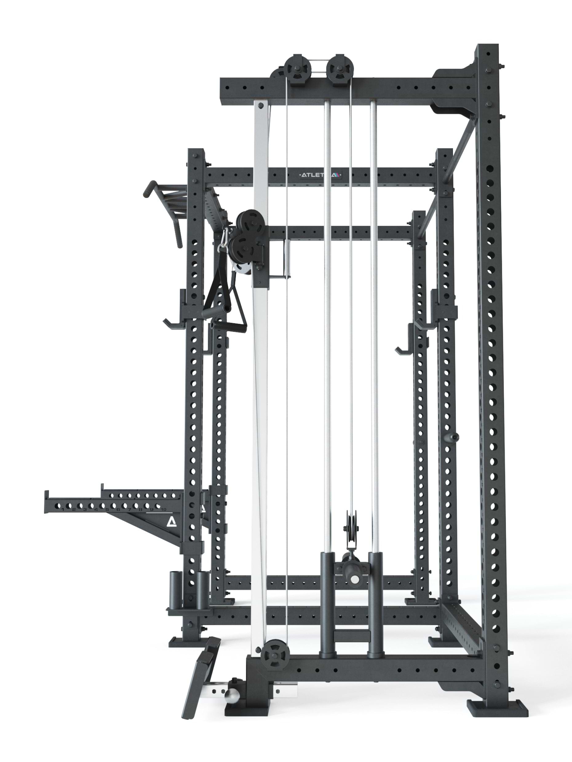 Power Rack: R8-Drift Squat Rack mit Plate Loaded Kabelzug Station | 236 kg