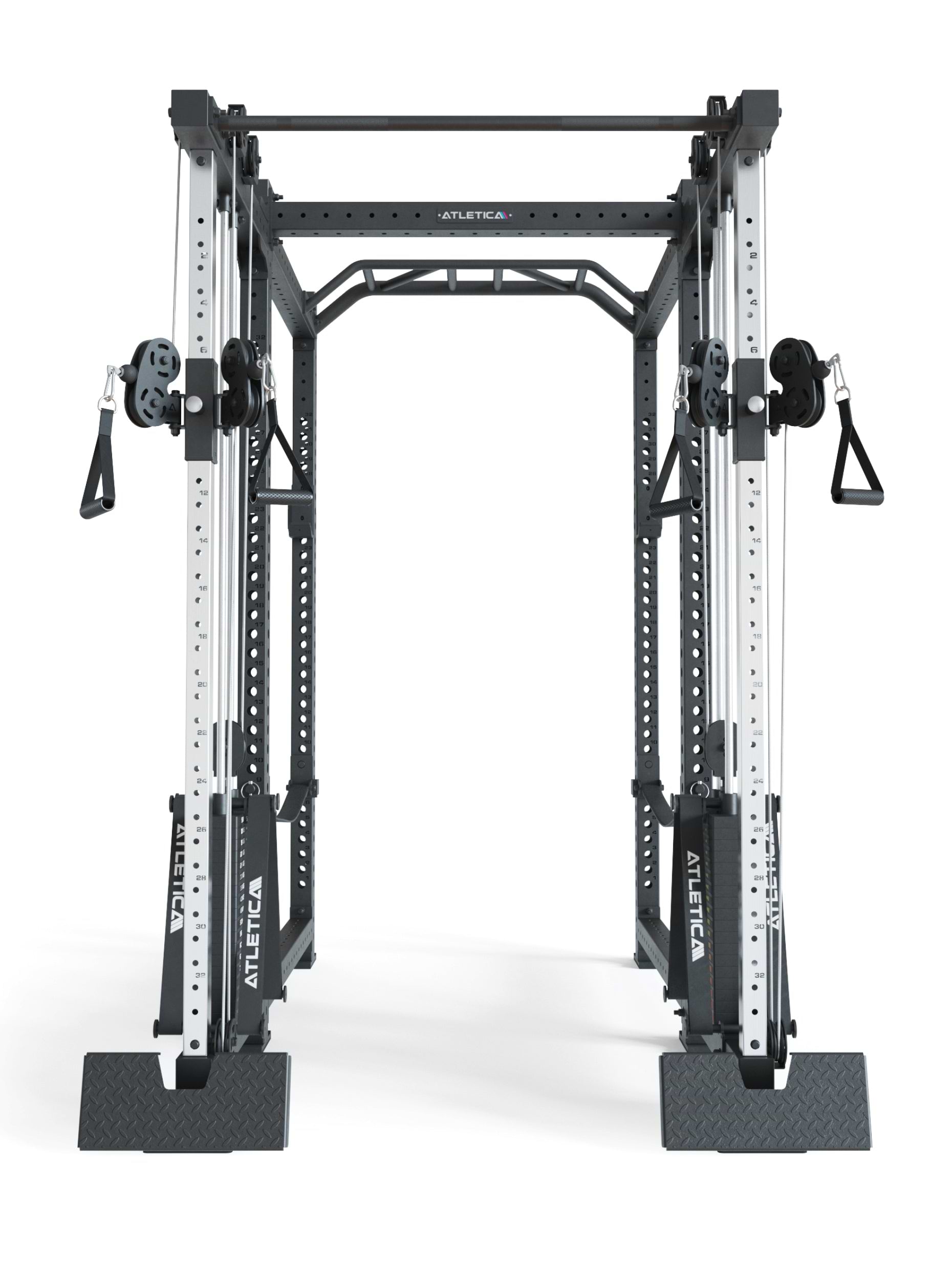 Power Rack R8-Duality Pro: 183x235 cm Grundfläche | 444 kg schwer