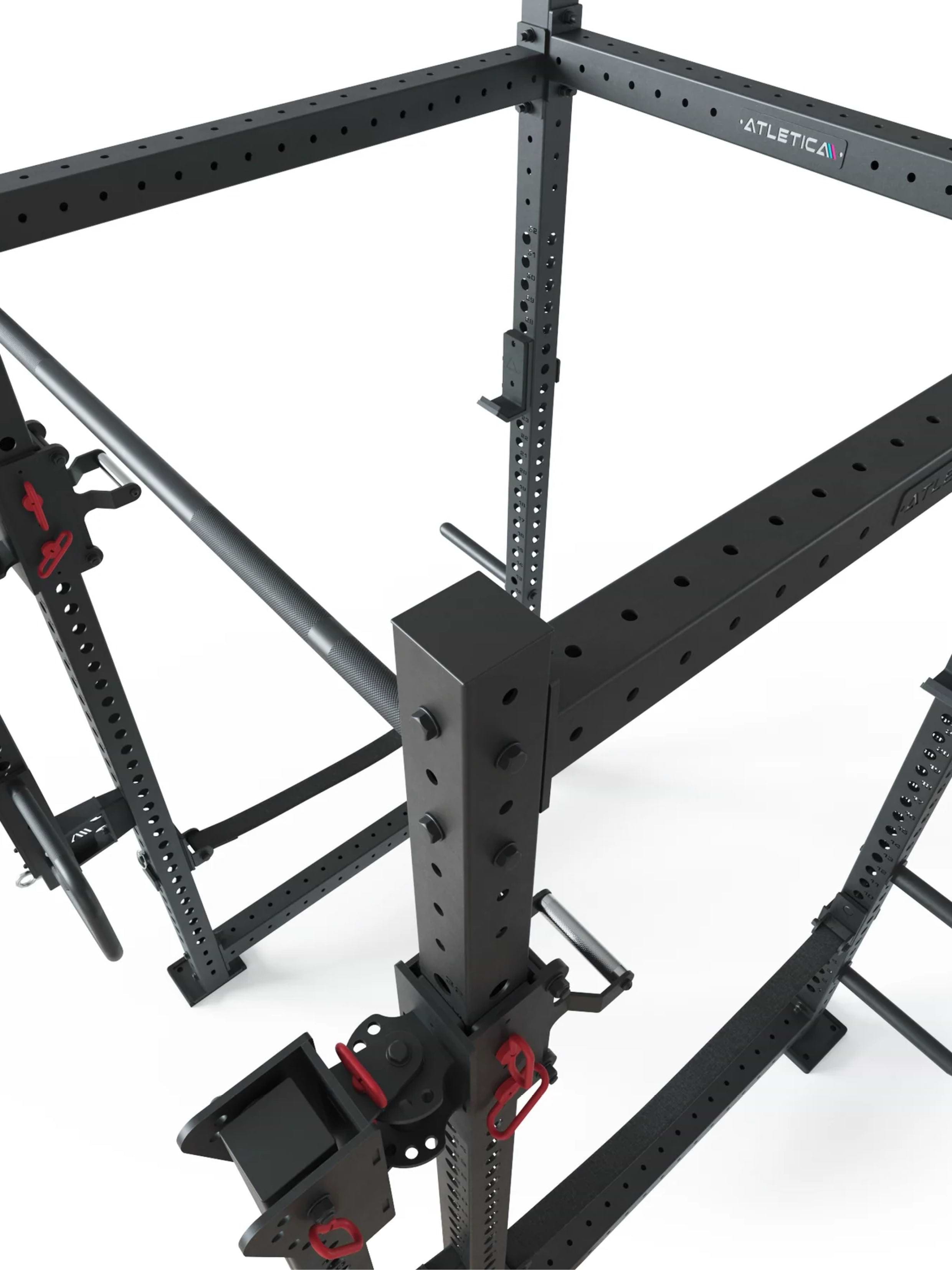 Power Rack R8-Slate: Squat Rack mit Jammer Arms