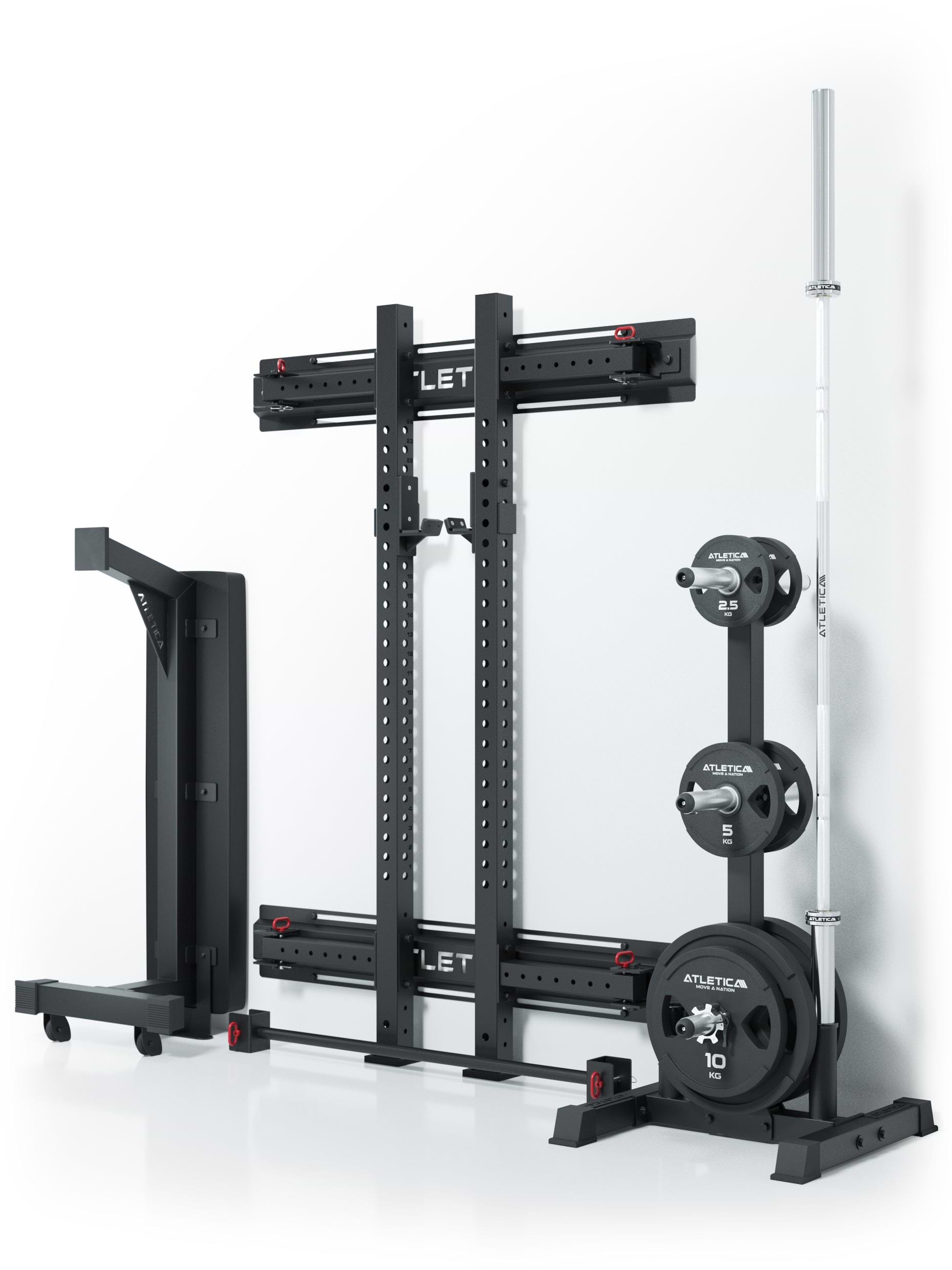 R7 Wall Rack - scaffale a parete compatto, barra, dischi