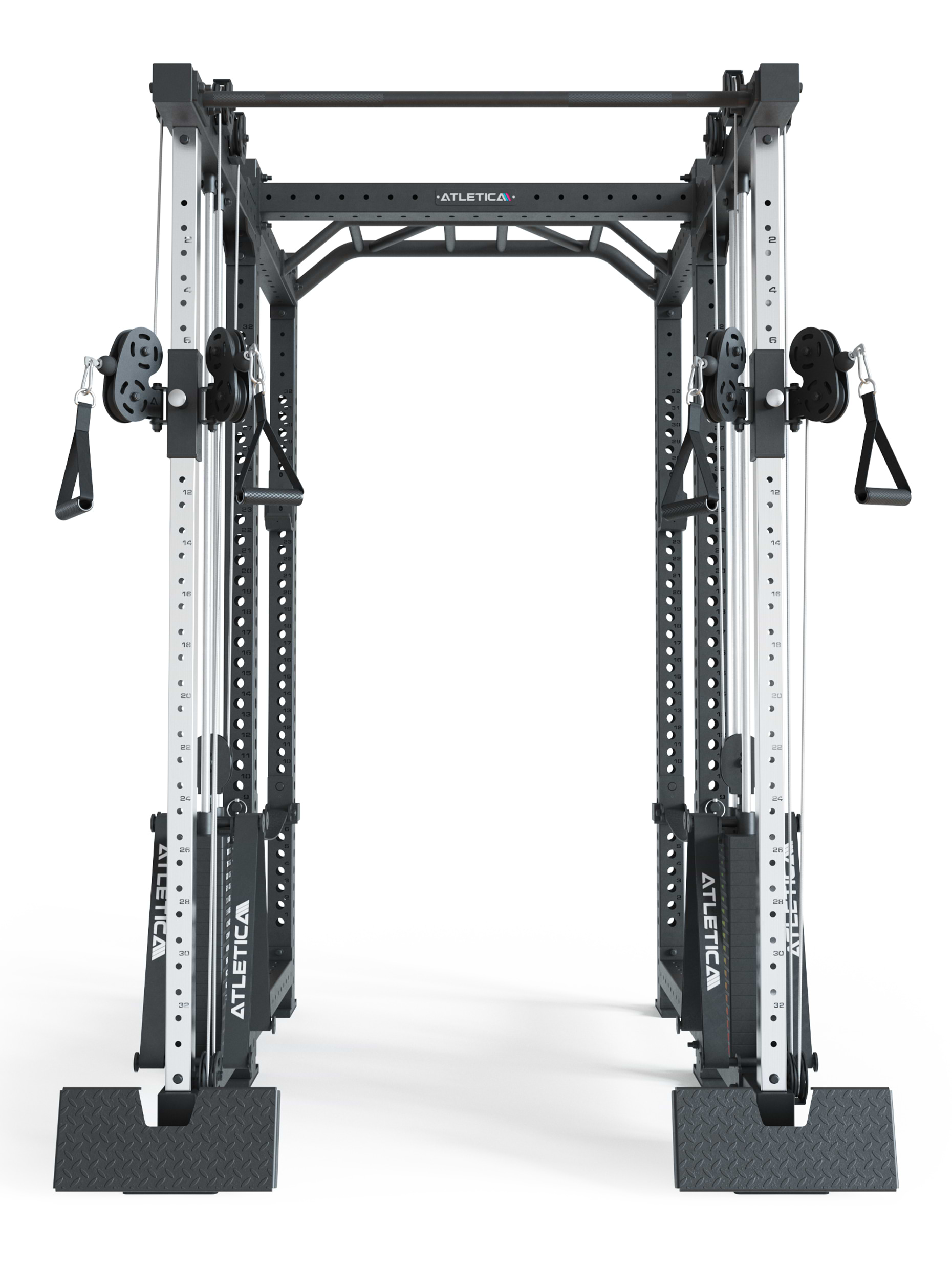 Power Rack R8-Duality Pro Medium: mit Pull-Up Bar, J-Hooks, Pin-Safeties, Bar Holder