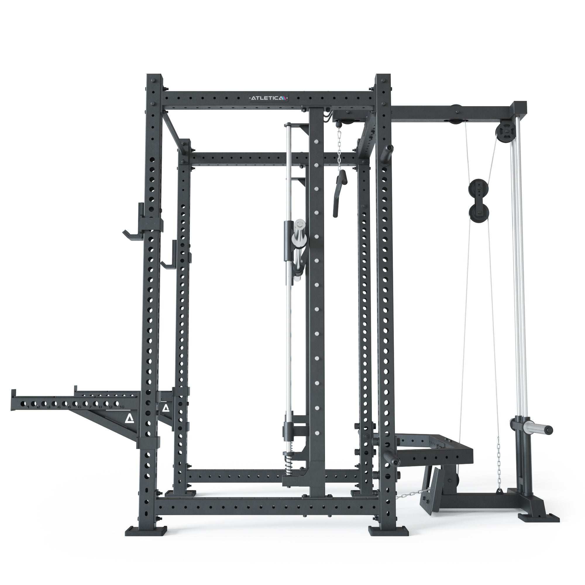 Power Rack R8 Spectre Long mit Plate Load System von Atletica