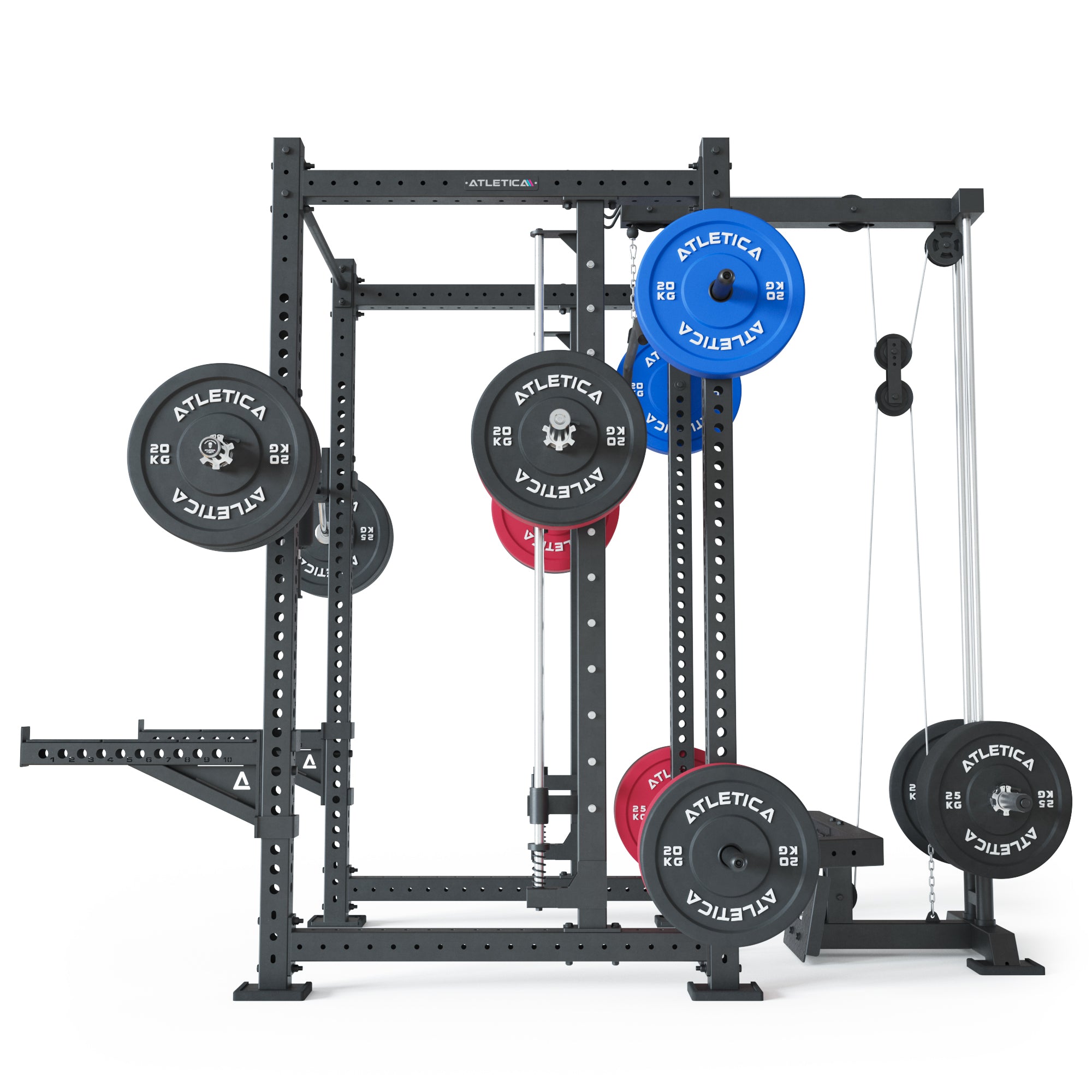 R8 Spectre Power Rack mit Kabelzug Long Version Plate Load System