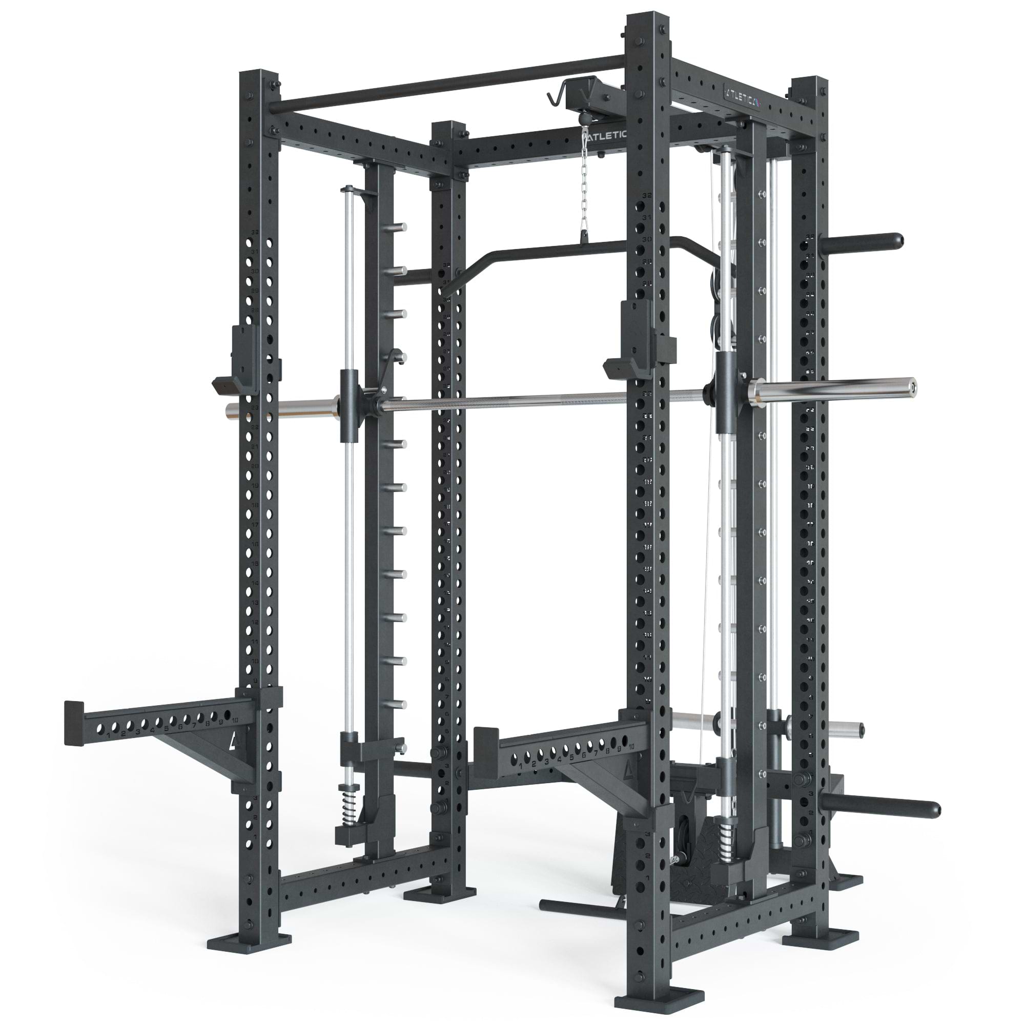 R8 Spectre Power Rack Mittel Version mit Plate Load von Atletica