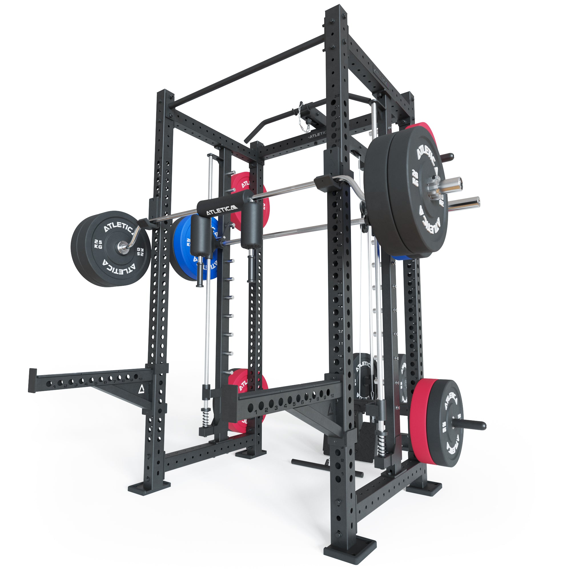 R8 Spectre Power Rack Mittel mit Plate Load von Atletica