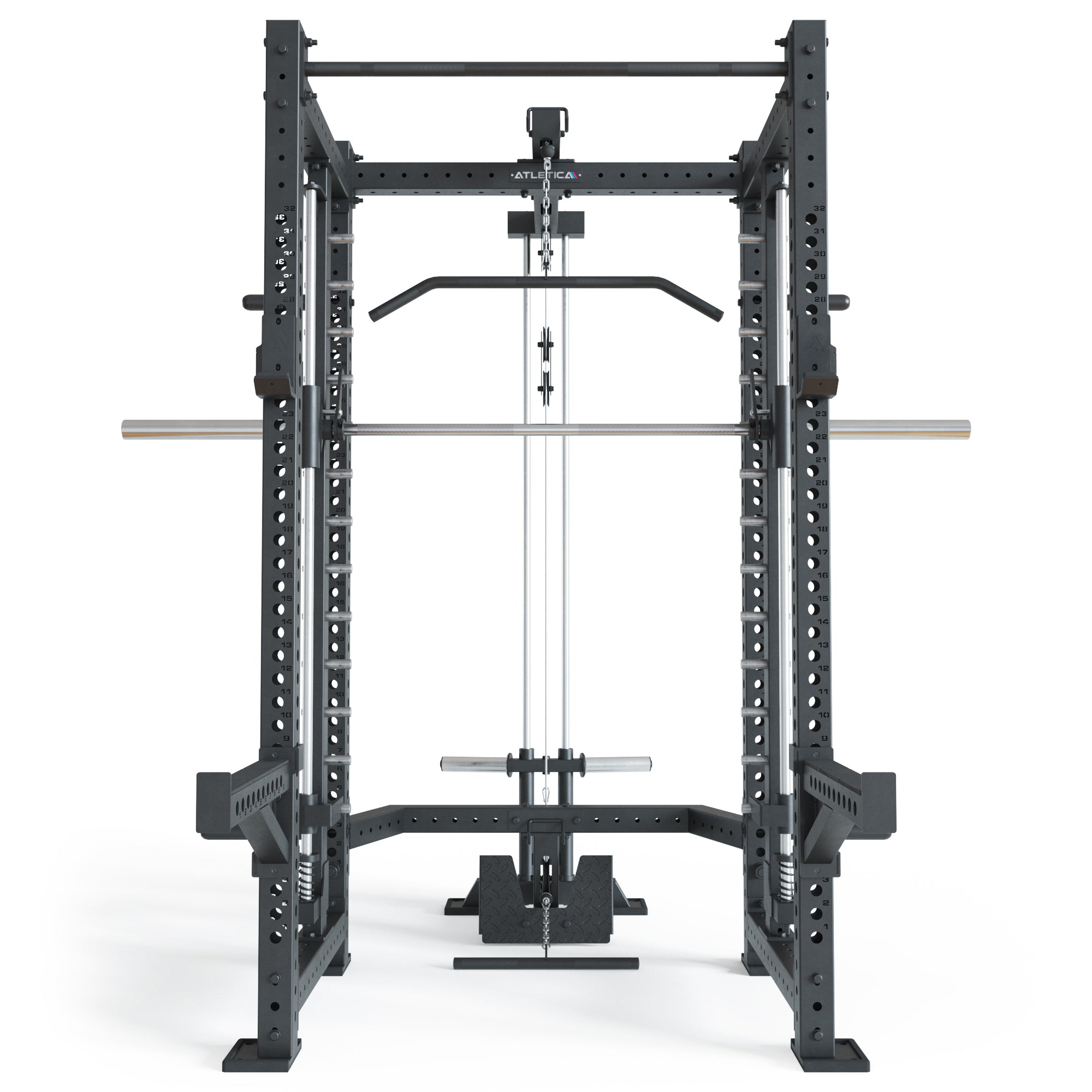 Power Rack R8 Spectre Mittel mit Plate Load System von Atletica