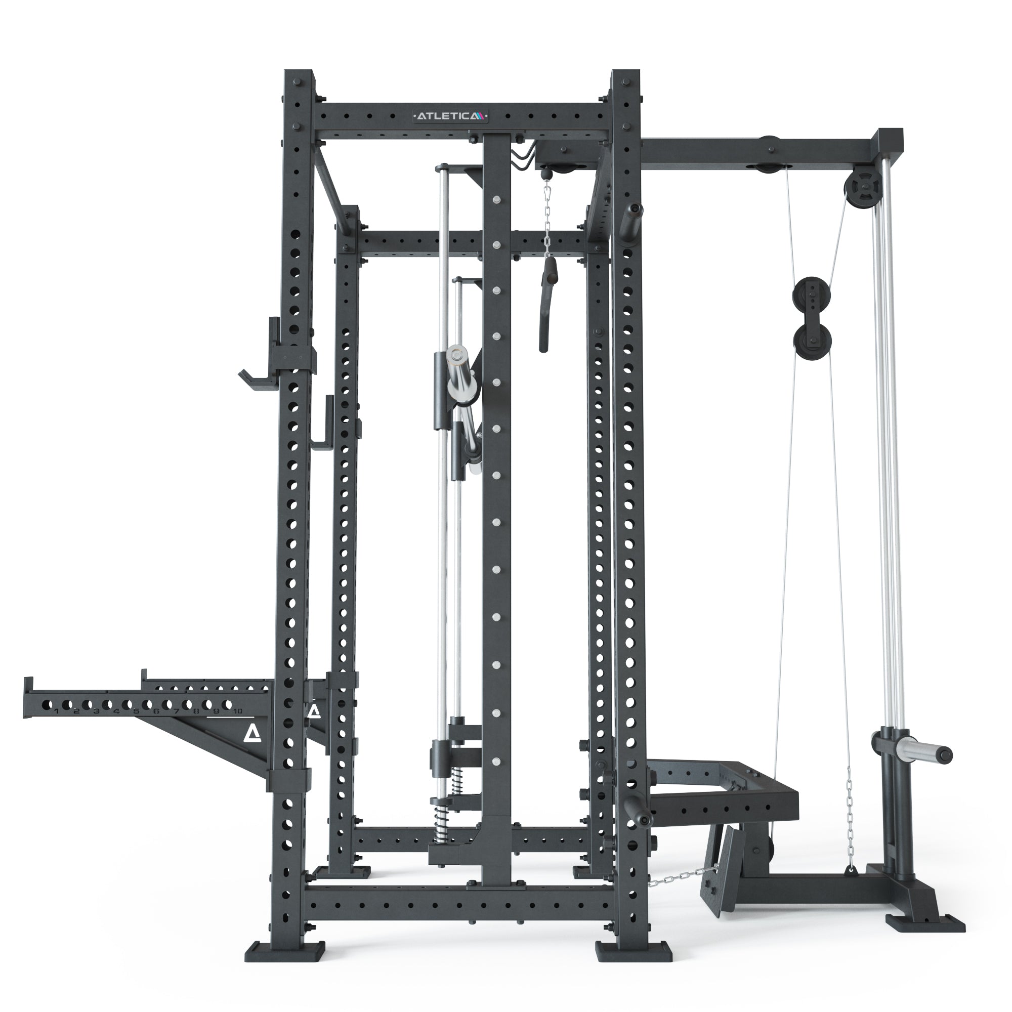 Power Rack R8 Spectre Mittel Plate Load Version von Atletica