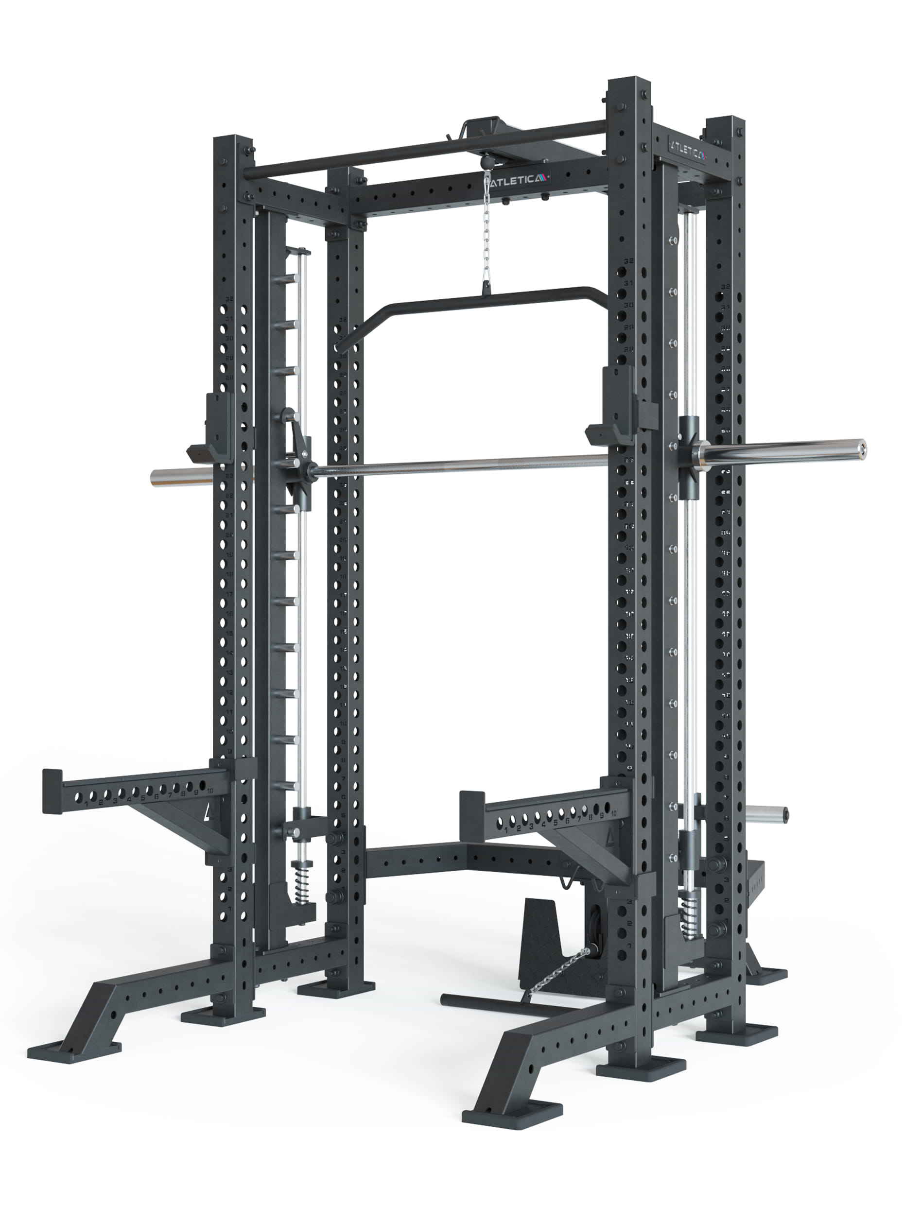R8 Spectre Power Rack mit Kabelzug Kurz Version mit Plate Load System