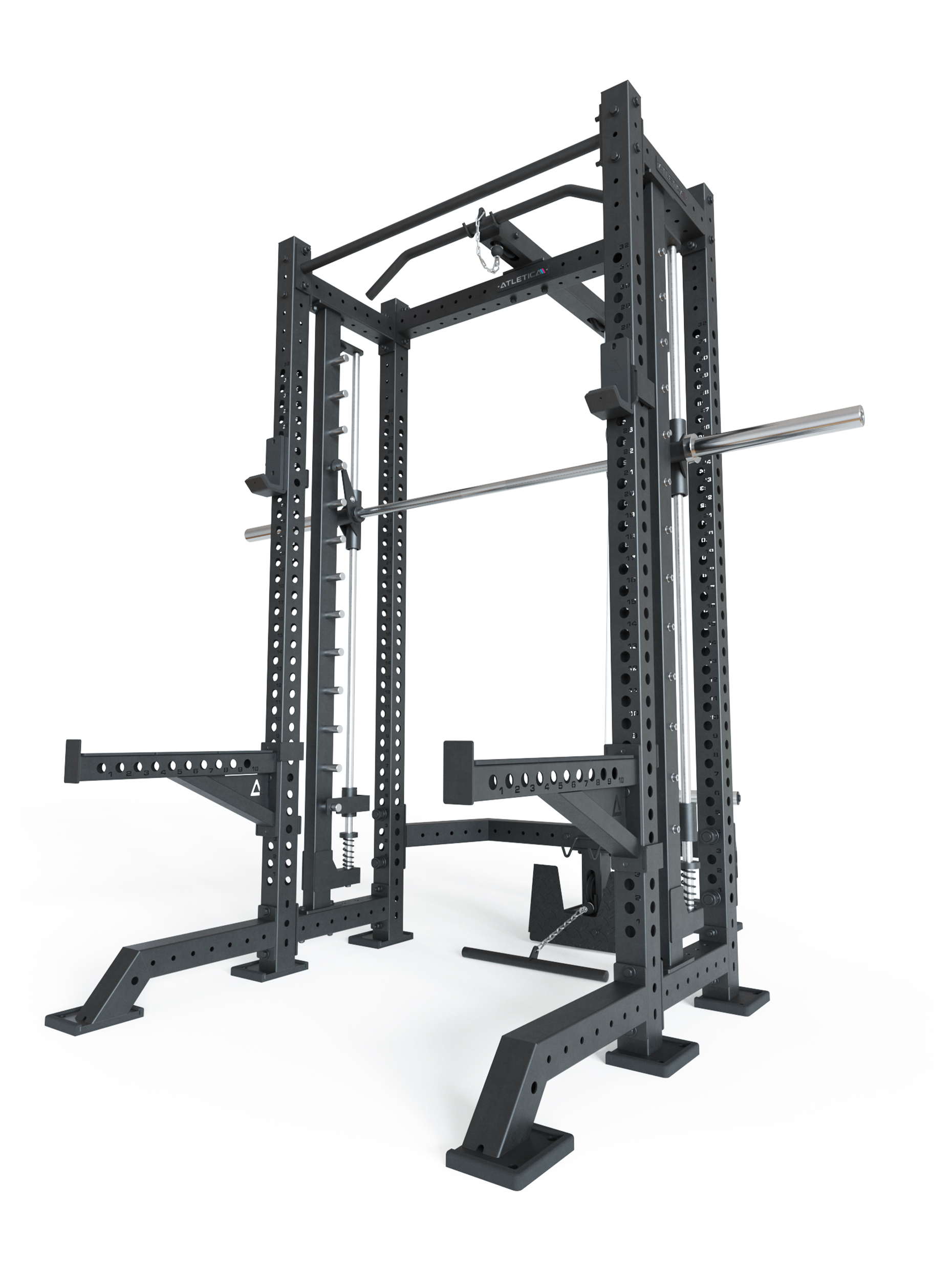 Power Rack R8 Spectre Kurz Plate Load Version von Atletica